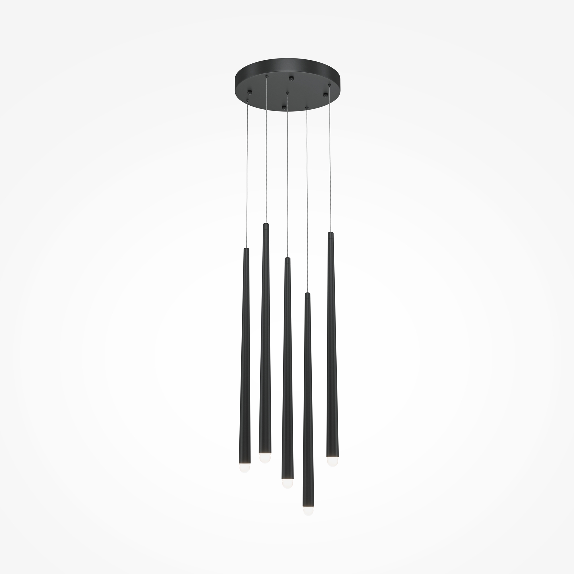 Produse - Corp de iluminat suspendat Cascade, Aluminiu Negru, 30W, MAYTONI MOD132PL-L28BK2
