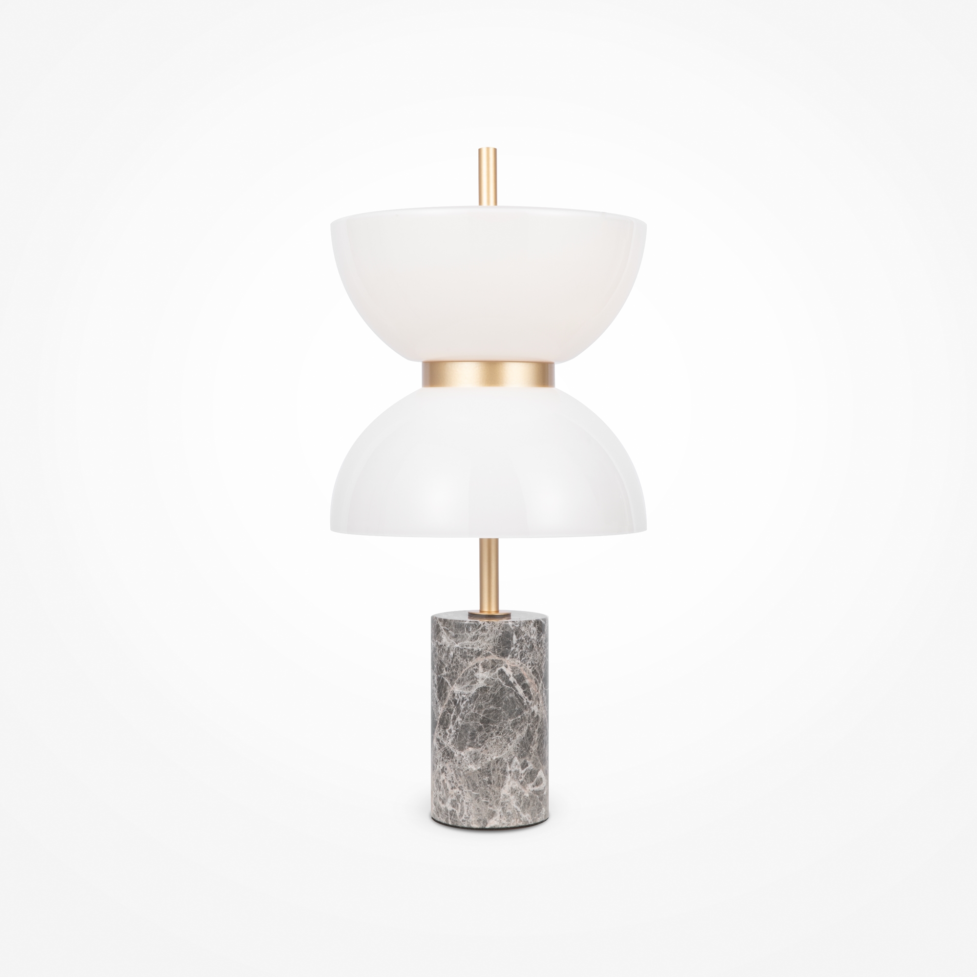 Produse - Lampă de masă Kyoto, Metal și marmură Auriu și gri, 11W, MAYTONI MOD178TL-L11GR3K