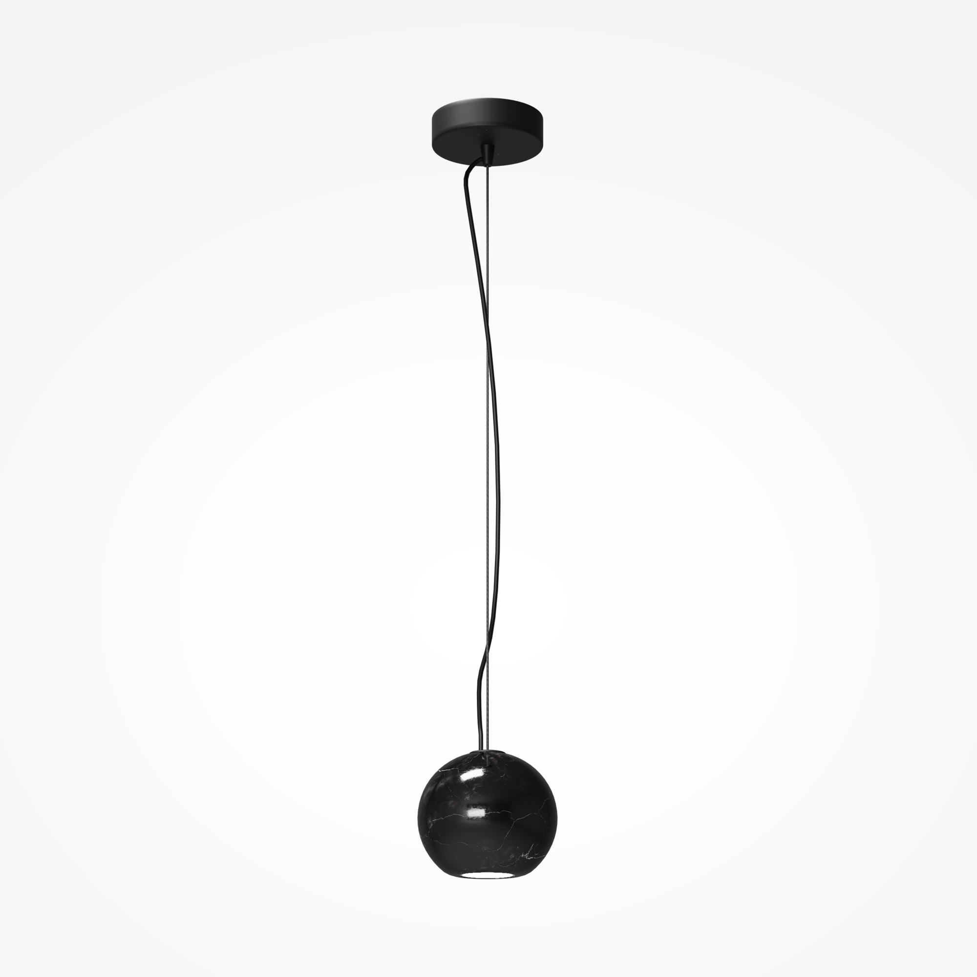 Corp de iluminat suspendat BASIC TEXTURE Negru Metal 50W MAYTONI MOD461PL-01B [4]