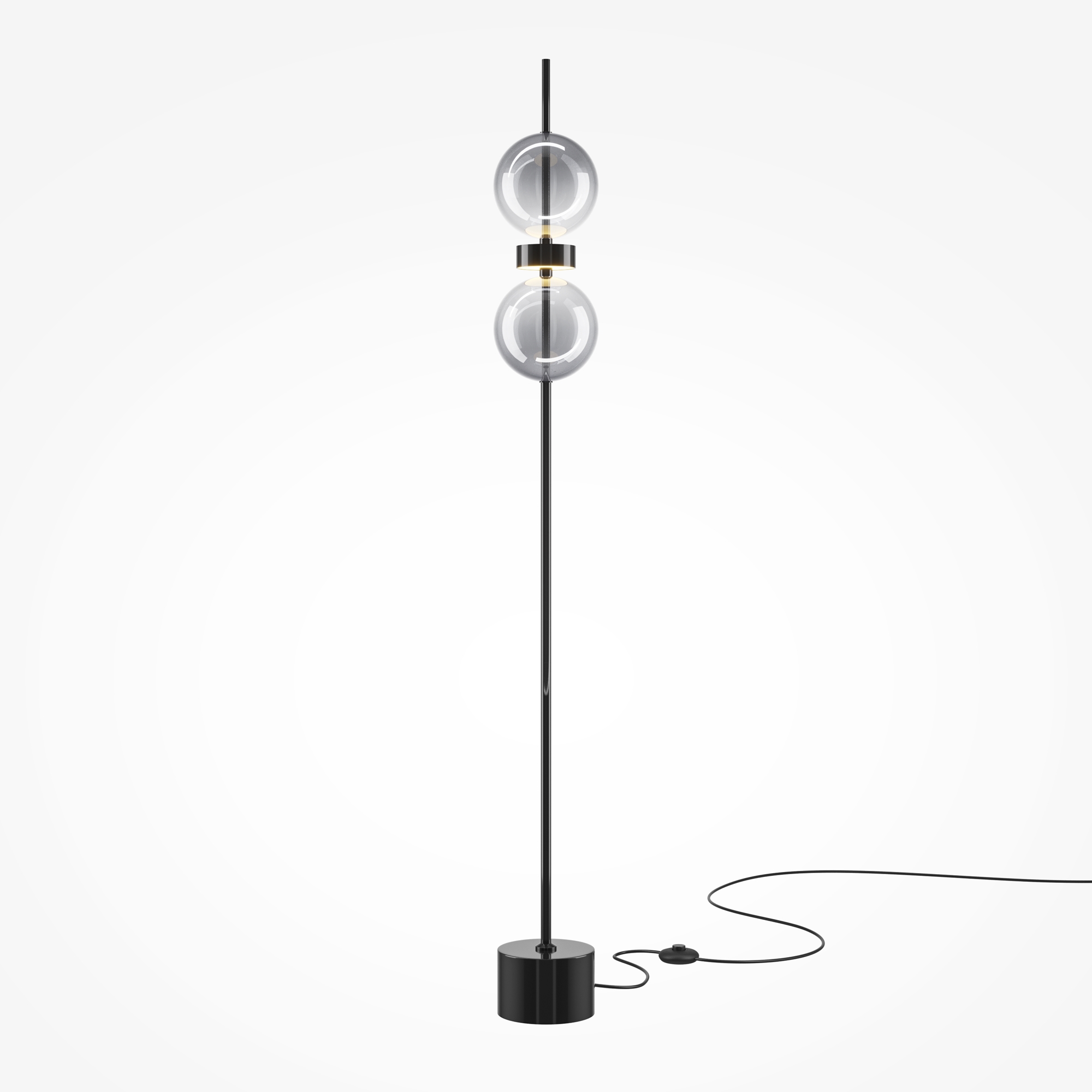 Lampadar DOUBLE MOON, Metal Negru, 15W, MAYTONI MOD478FL-L15B3K [8]
