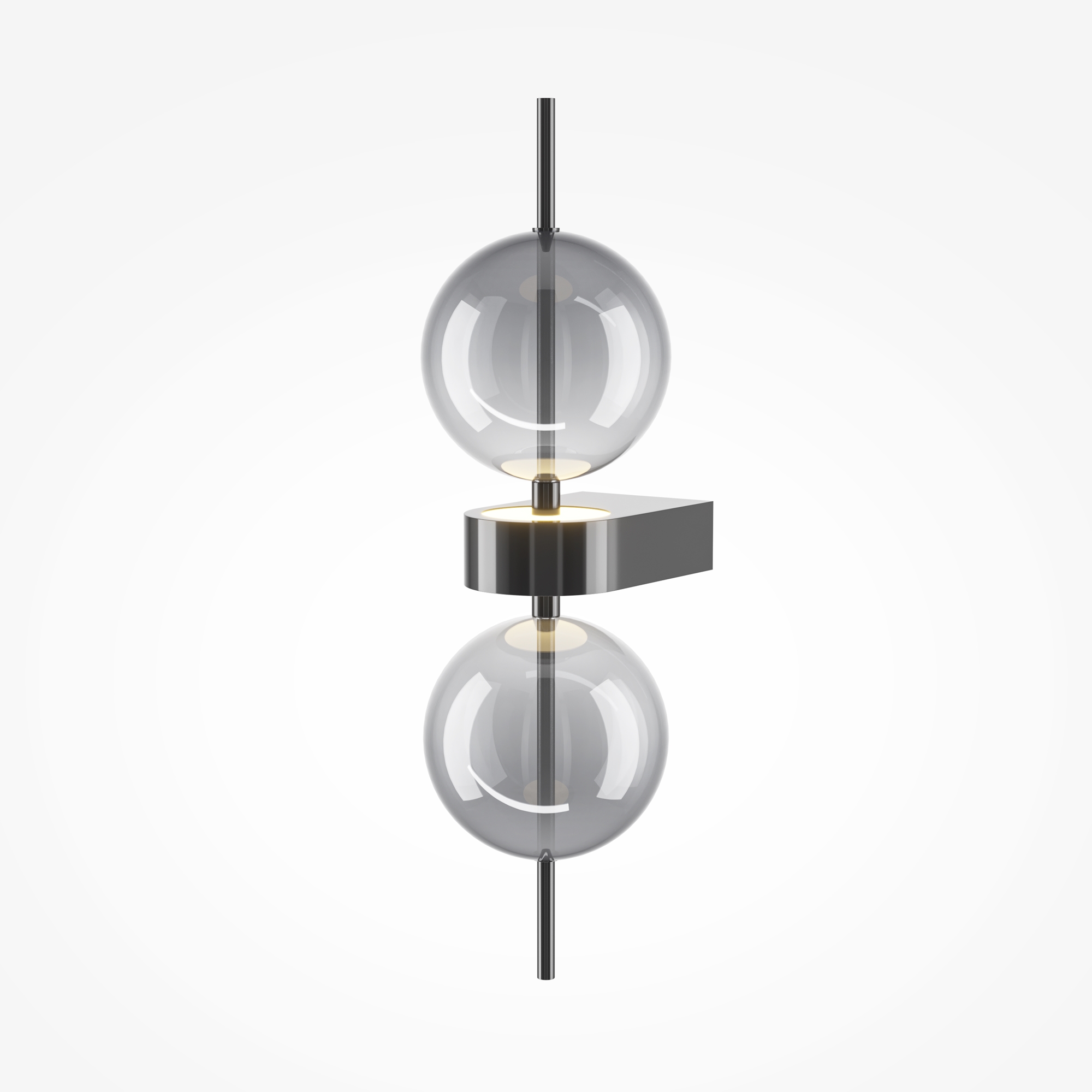 Aplică de perete DOUBLE MOON, Metal Negru, 8W, MAYTONI MOD478WL-L8B3K [8]