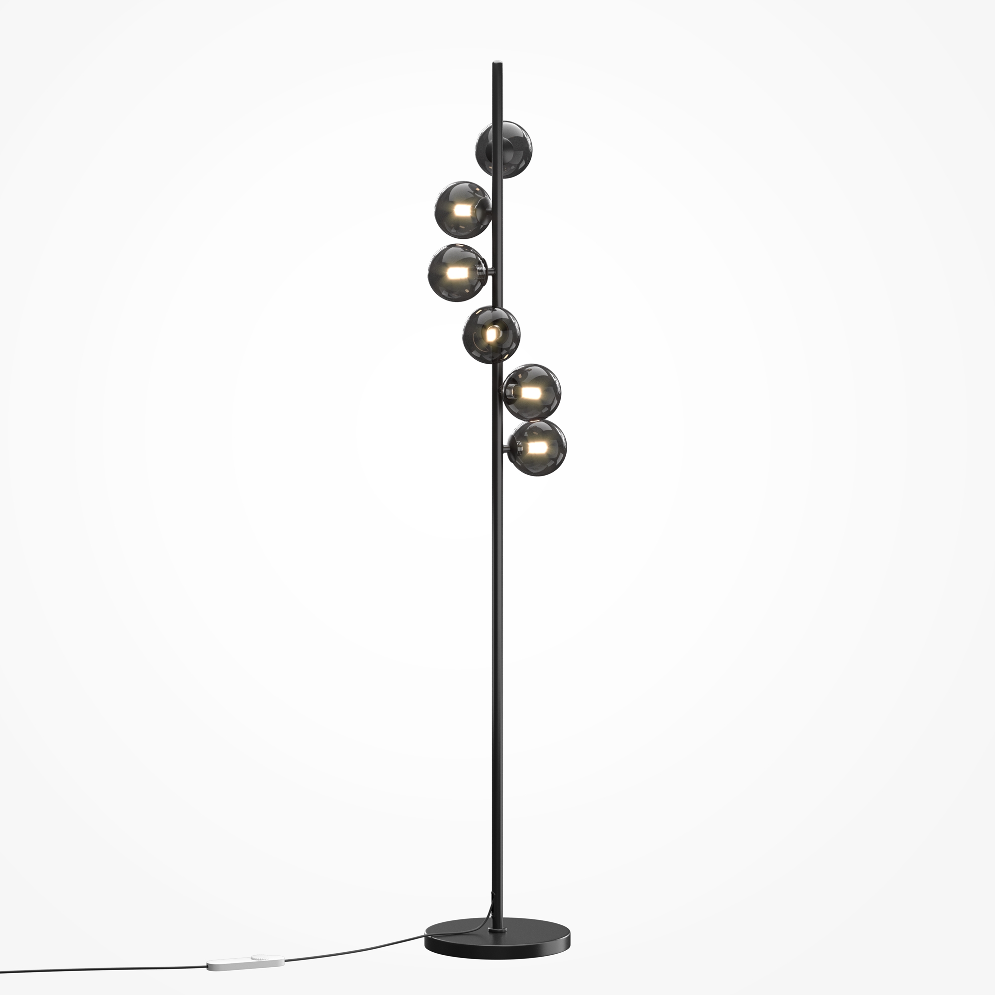 Lampadar Dallas Negru Metal 28W MAYTONI MOD545FL-06B [2]