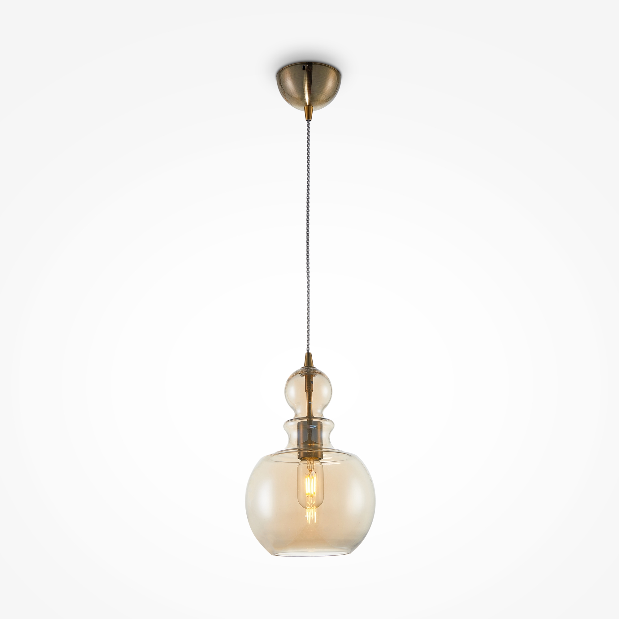 Produse - Corp de iluminat suspendat Tone, Metal Bronz, 60W, MAYTONI P003PL-01BZ