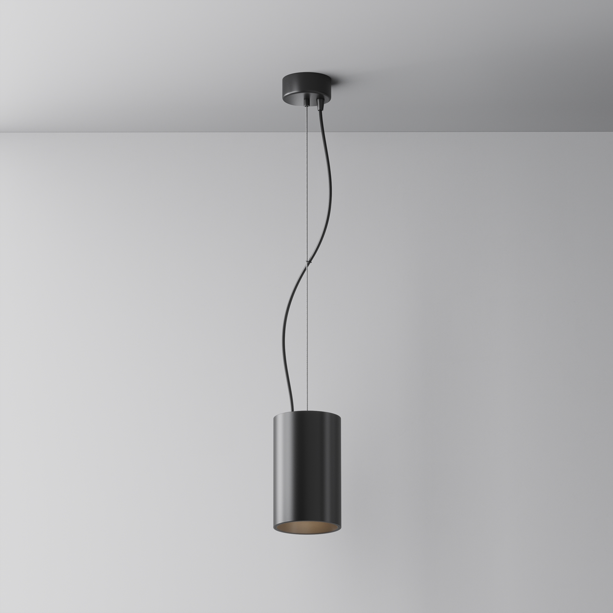 Corp de iluminat suspendat Efir, Aluminiu Negru, 25W, MAYTONI P089PL-25W3K-B [5]