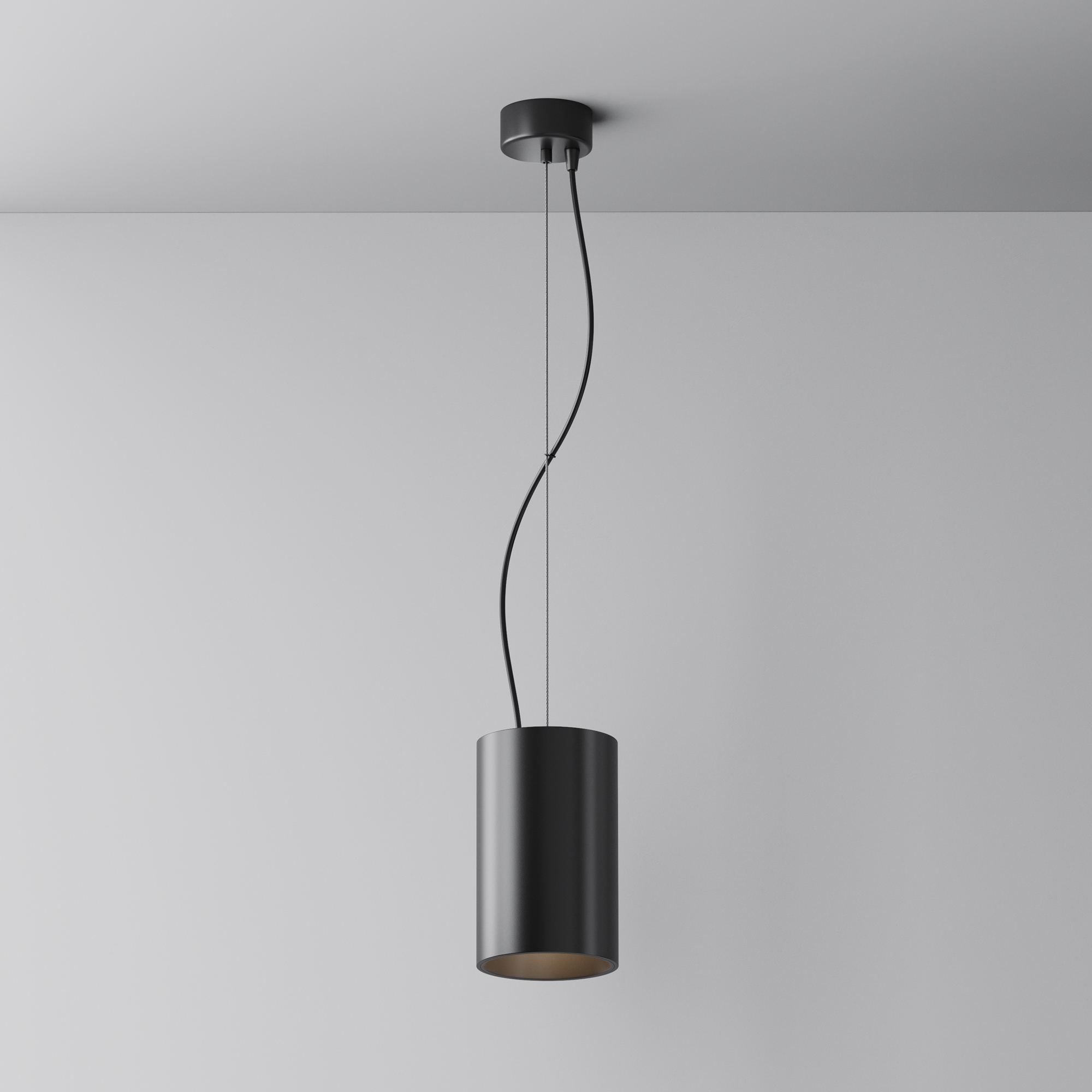 Corp de iluminat suspendat Efir, Aluminiu Negru, 33W, MAYTONI P089PL-33W3K-B [5]