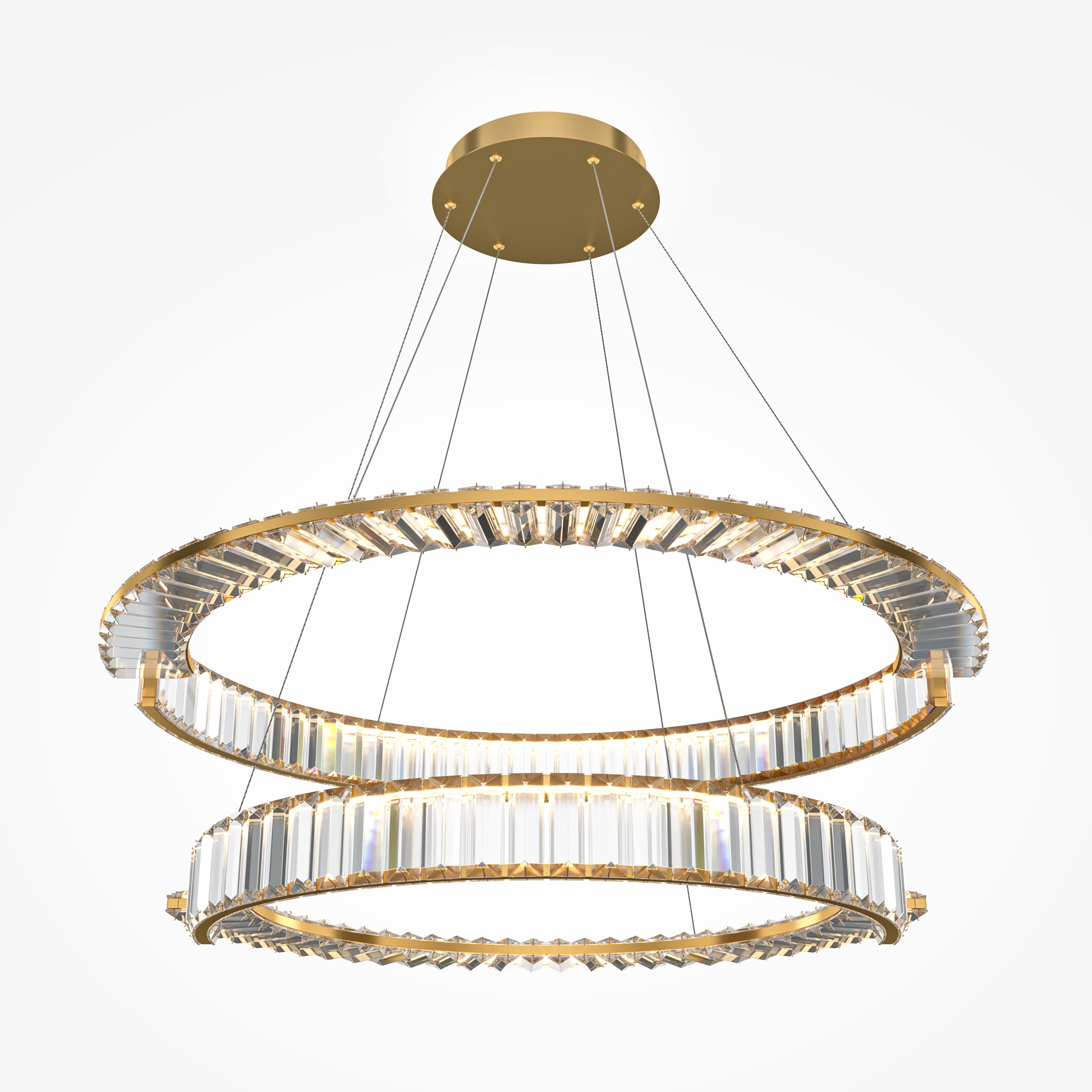 Produse - Corp de iluminat suspendat KRONE, Metal Auriu, 90W, MAYTONI P097PL-L90G4K