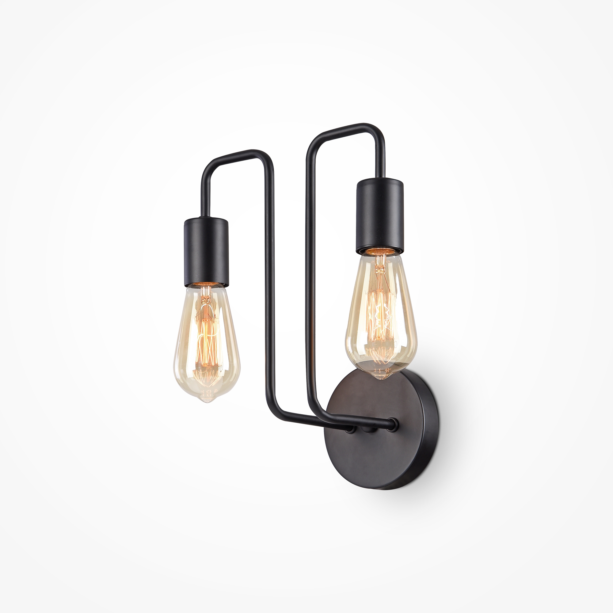 Produse - Aplică de perete Gilbert, Metal Negru, 60W, MAYTONI T532WL-02B