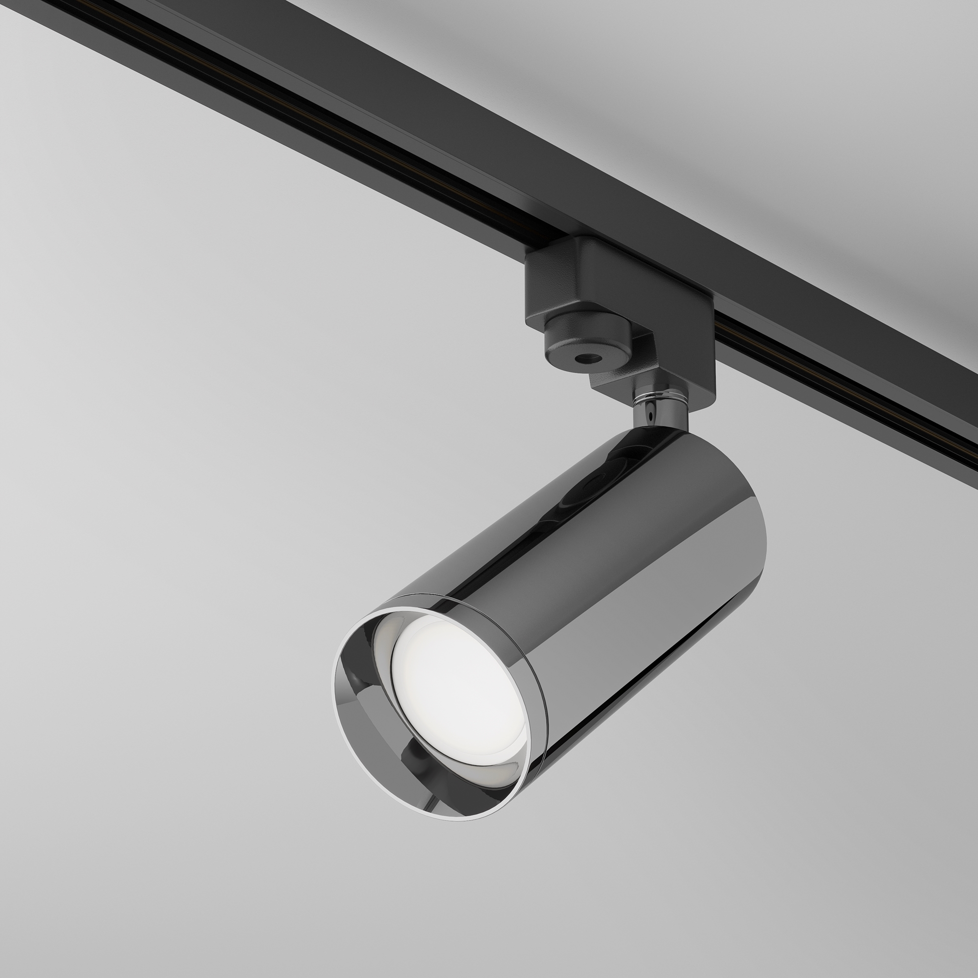 Produse - Corp de iluminat pe șină Focus, Aluminiu Negru, 10W, MAYTONI TR004-1-GU10-GF