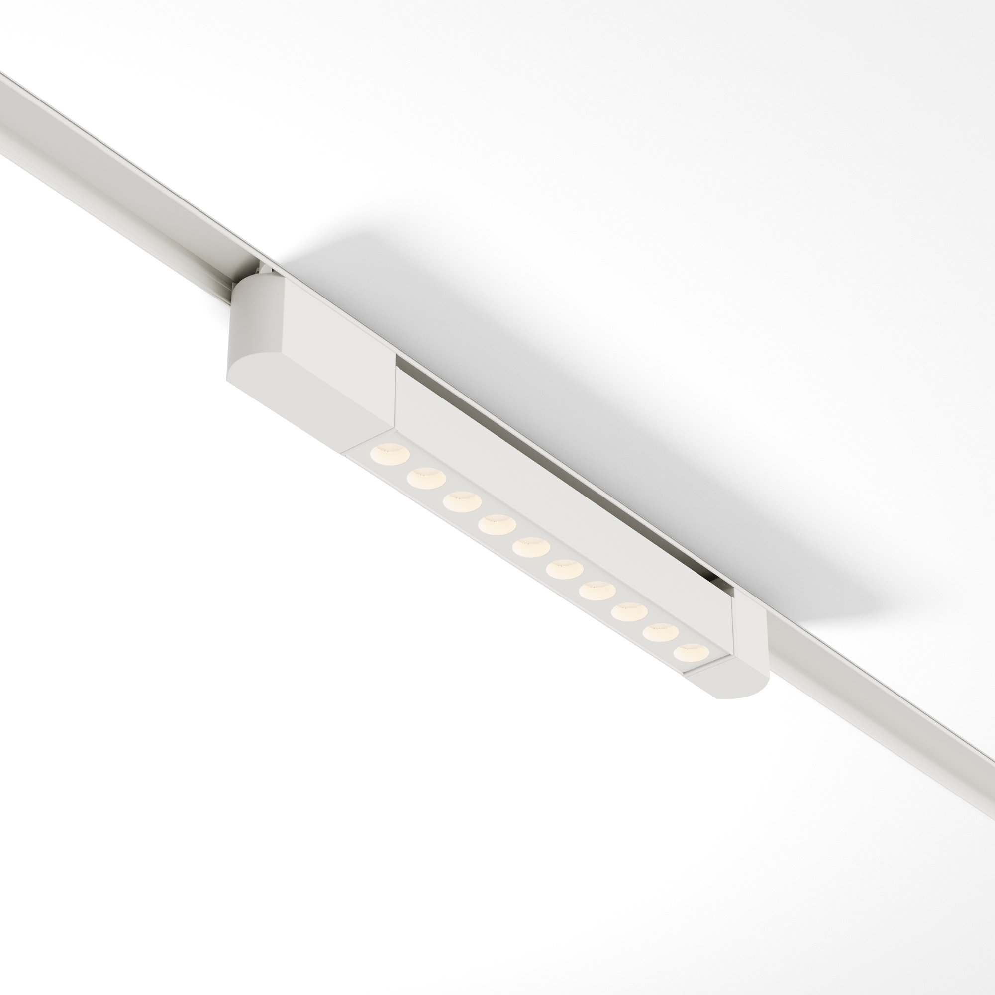 Corp de iluminat pe șină Points Rot, Aluminiu și plastic Alb, 10W, MAYTONI TR010-1-10W3K-M-W-DE [5]