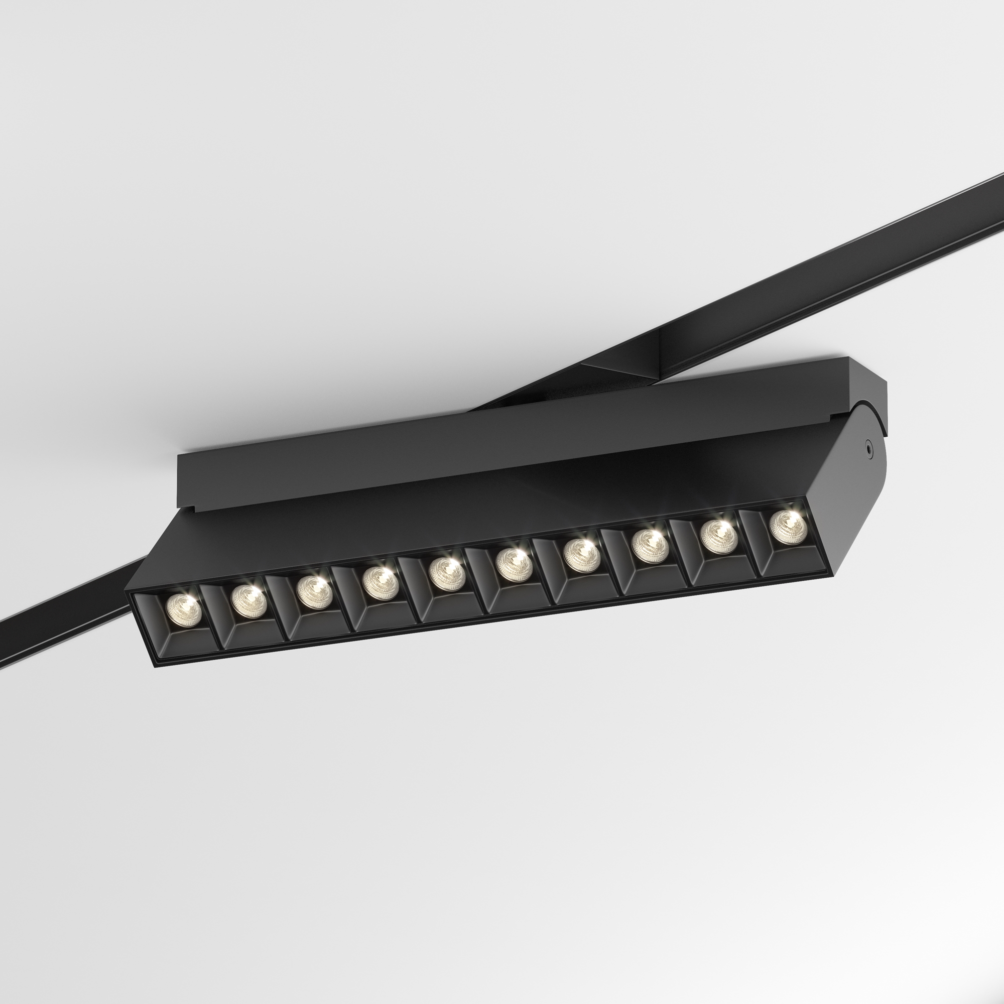 Produse - Corp de iluminat pe șină Points Rot, Aluminiu Negru, 20W, MAYTONI TR015-2-20W3K-B
