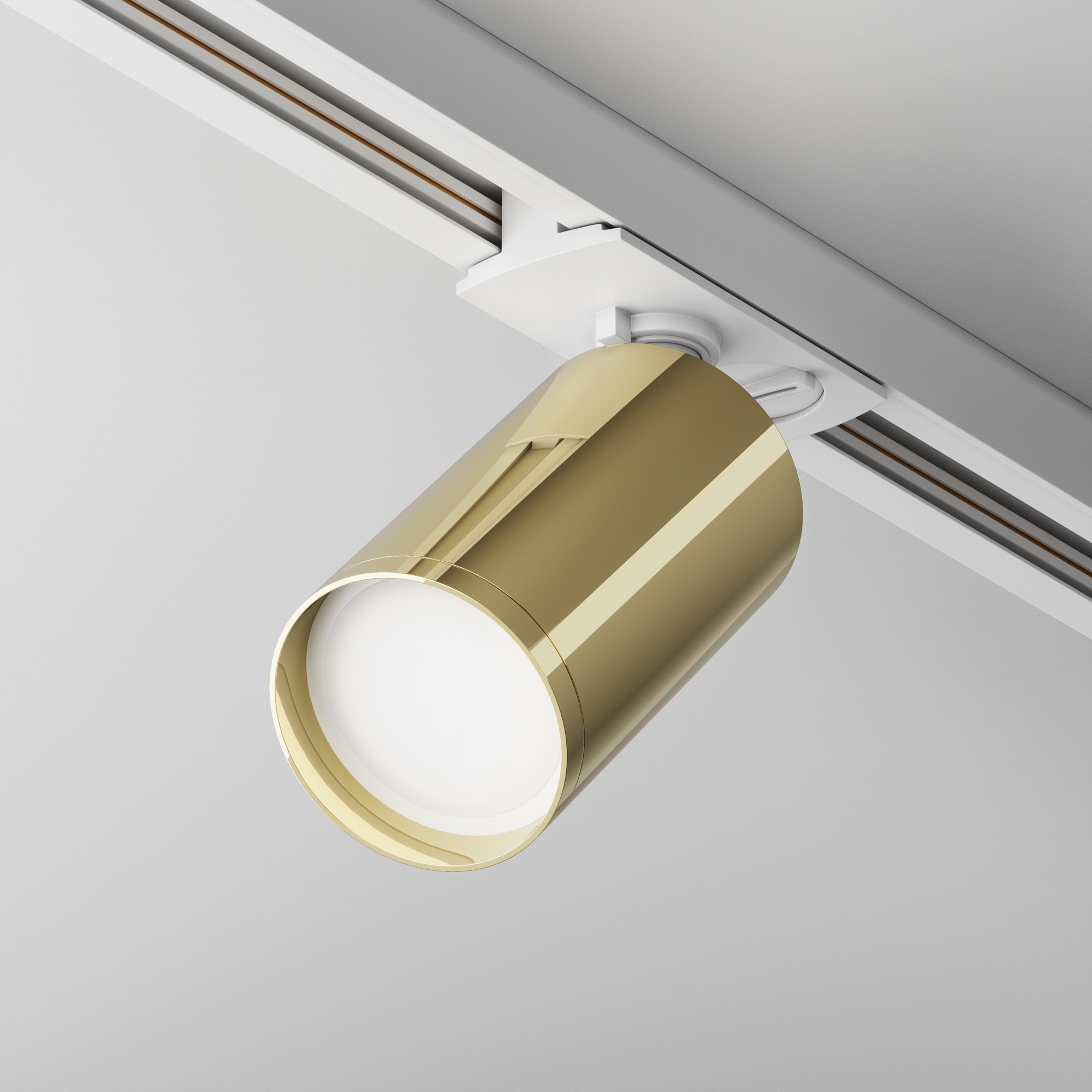Produse - Corp de iluminat pe șină Focus S, Aluminiu Alb, 10W, MAYTONI TR020-1-U-GU10-WG