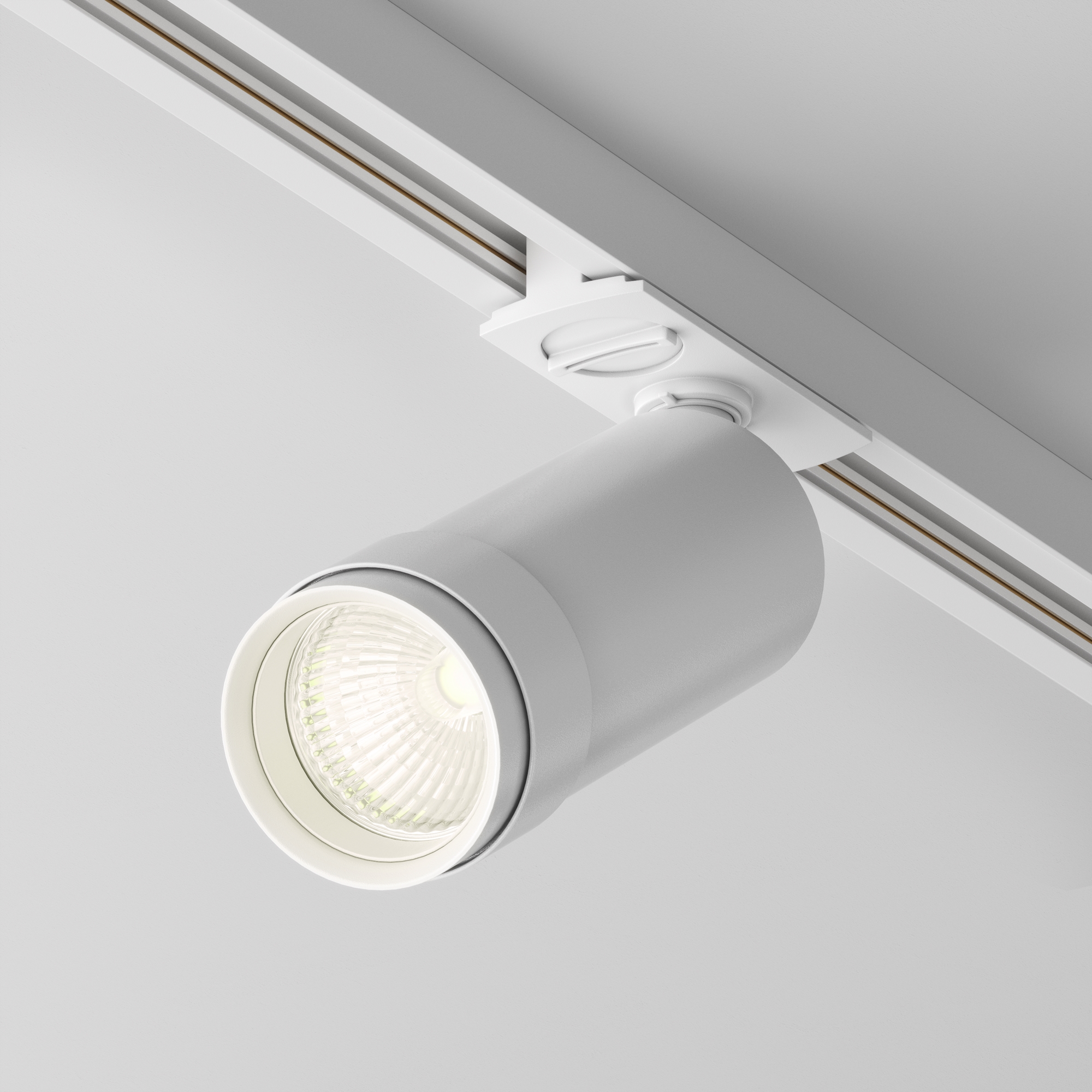 Produse - Corp de iluminat pe șină Focus Zoom, Aluminiu Alb, 12W, MAYTONI TR021-1-12B3K-Z-D-W