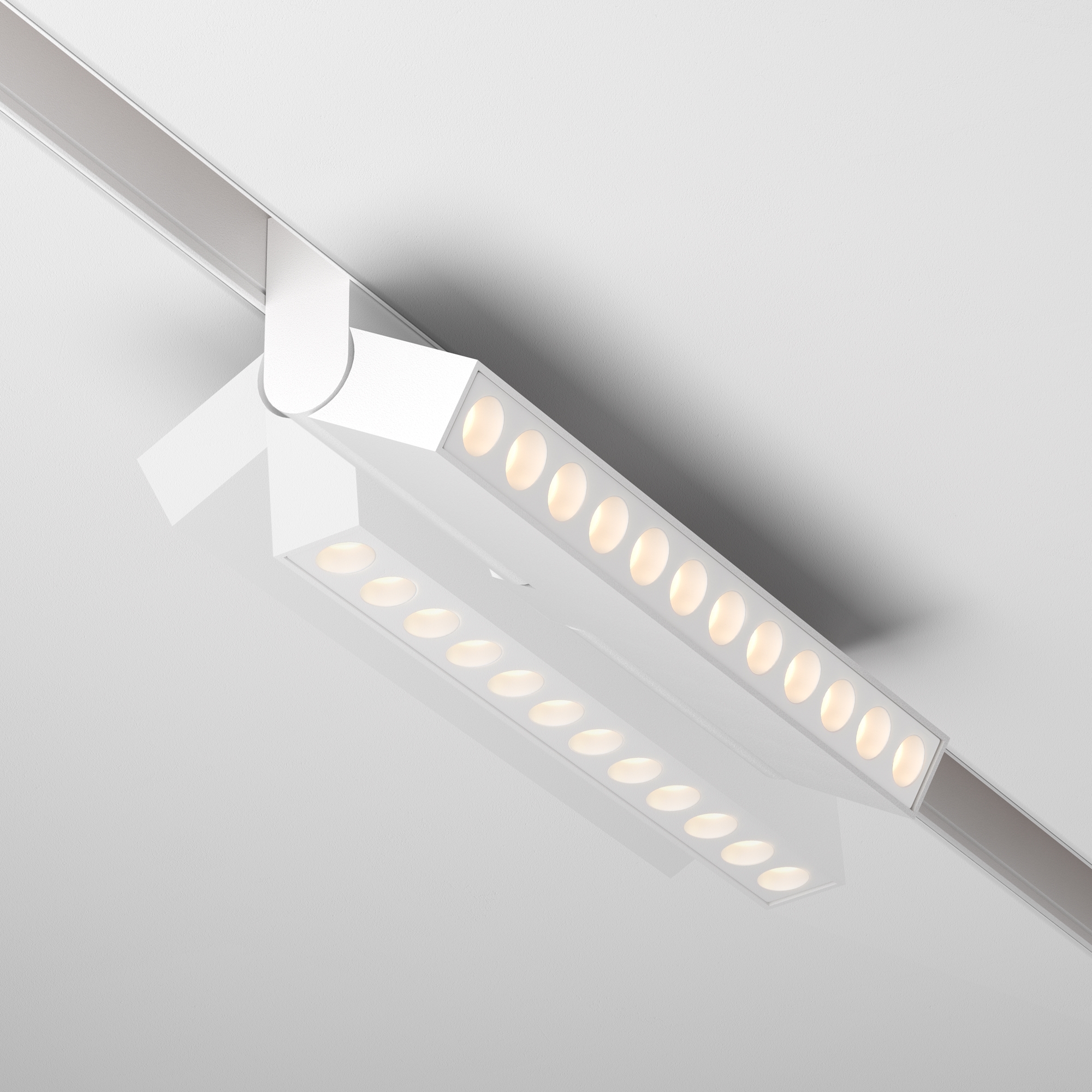 Corp de iluminat pe șină Points rota, Aluminiu Alb, 12W, MAYTONI TR033-4-12WTW-DD-W [6]