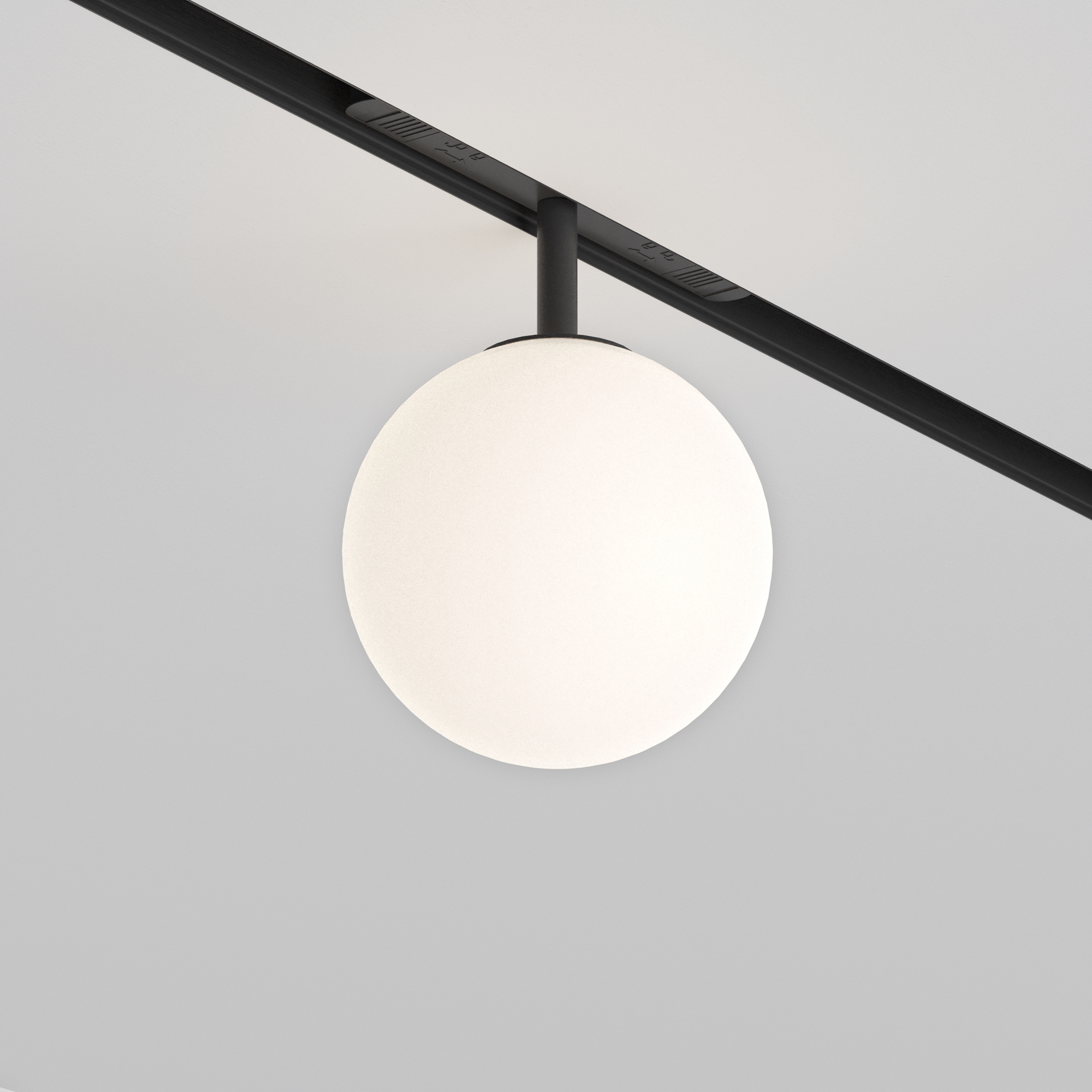 Corp de iluminat pe șină Lună, Sticlă Negru, 6W, MAYTONI TR038-4-5WTW-DD2-B [5]