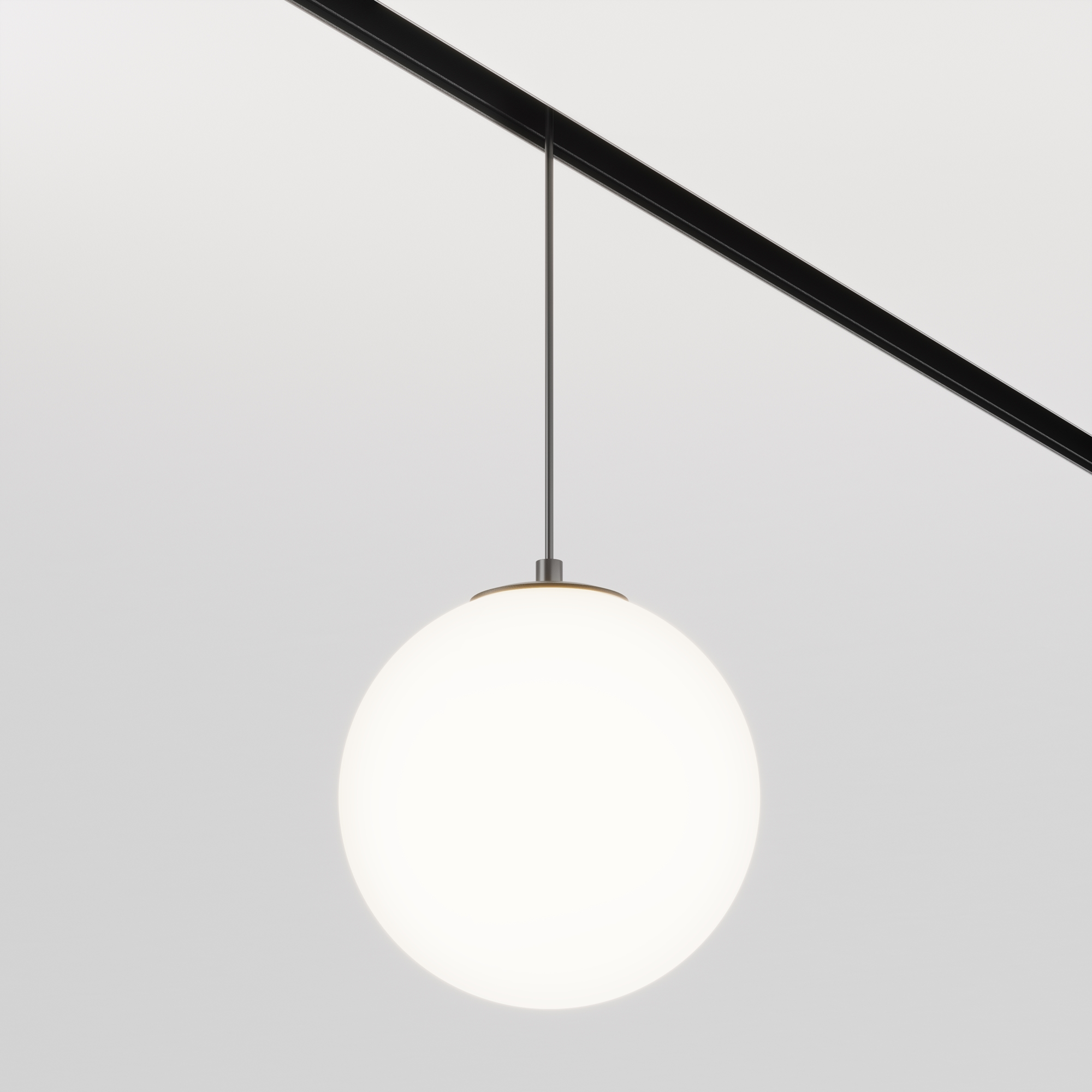 Corp de iluminat pe șină Lună, Sticlă Negru, 6W, MAYTONI TR039-4-5WTW-DD2-B [5]
