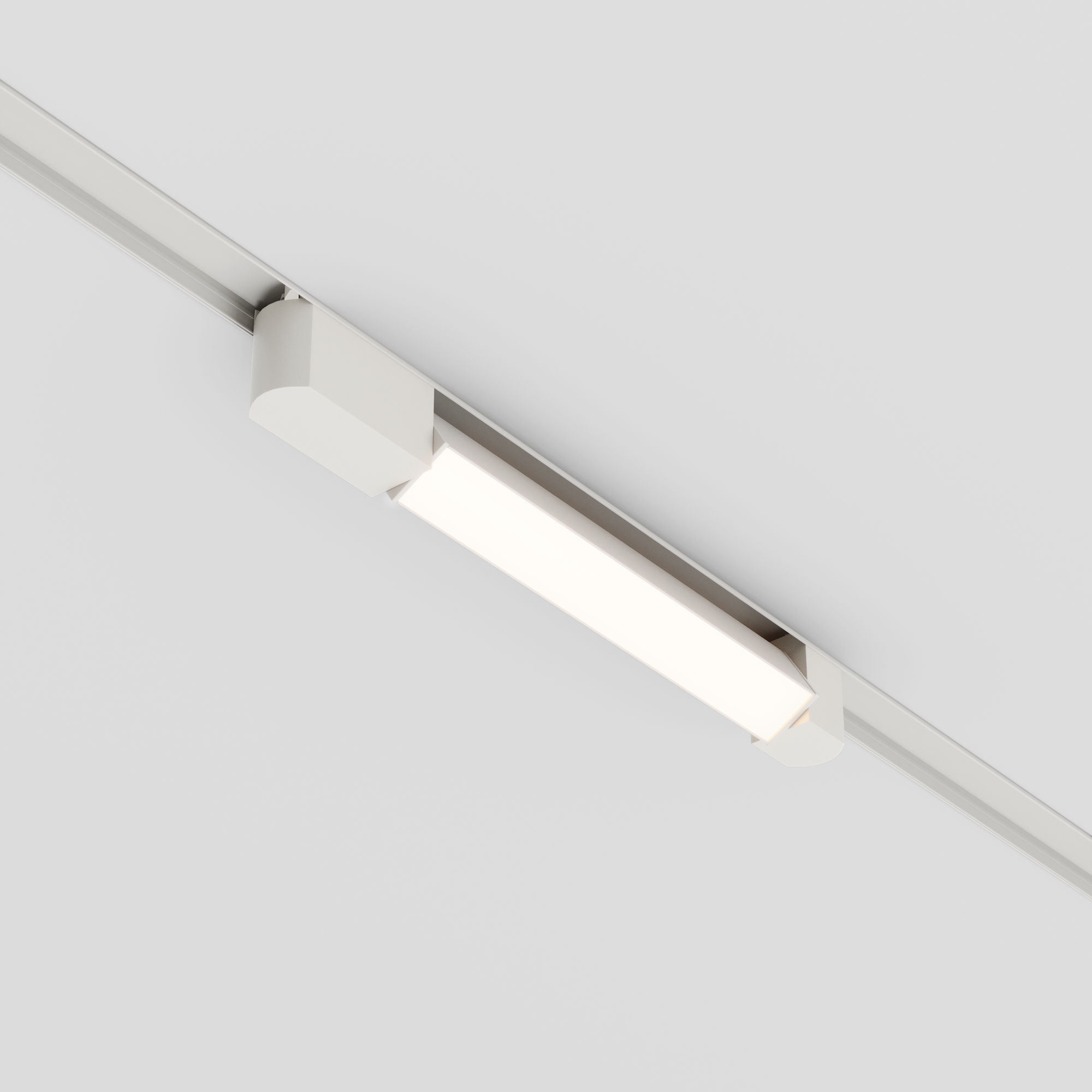 Corp de iluminat pe șină Bază Rotativă, Aluminiu și plastic Alb, 12W, MAYTONI TR104-1-12W3K-W-DE [5]