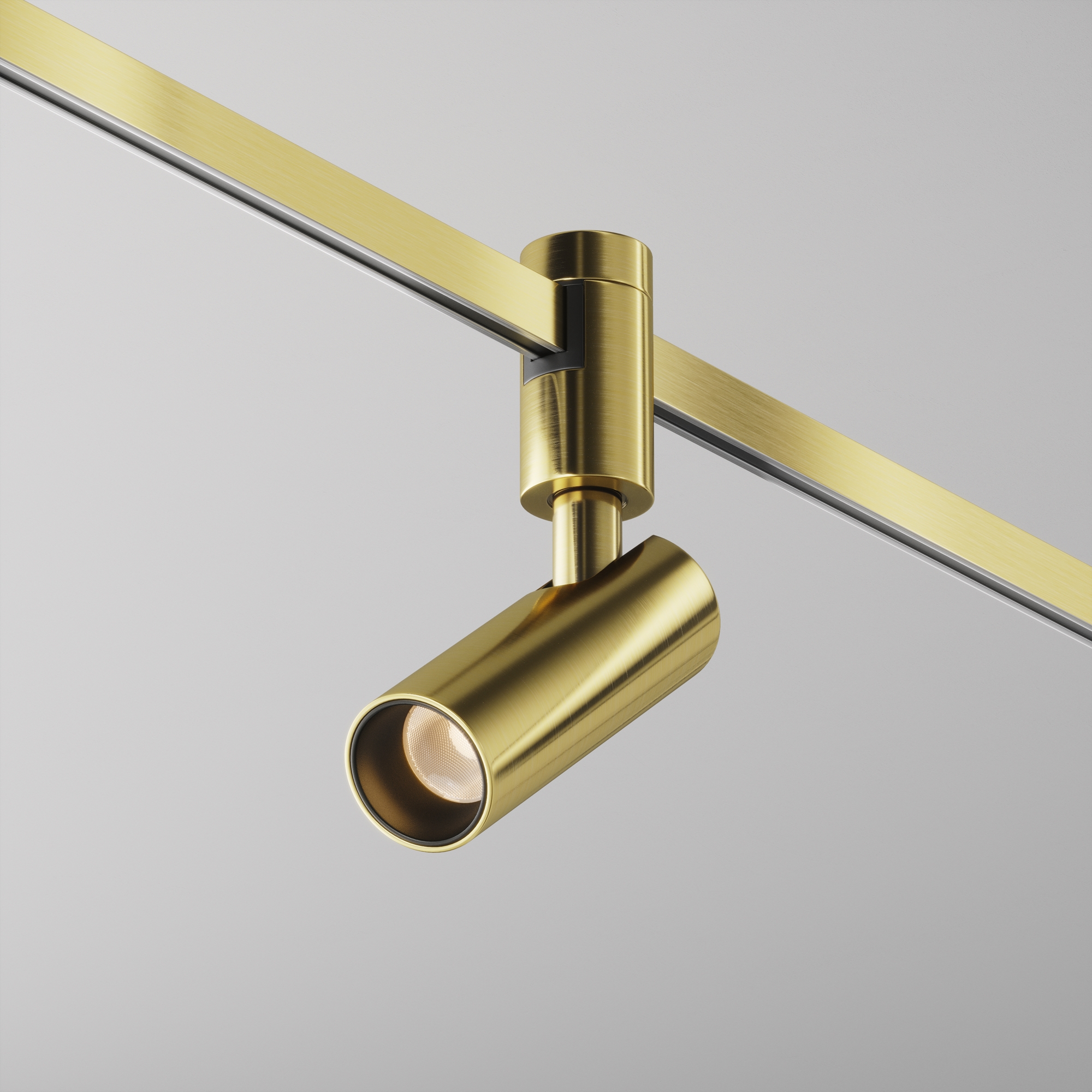 Corp de iluminat pe șină Focus Led, Aluminiu Alamă, 5W, MAYTONI TR144-1-5W2.7K-W-BS-DE [6]