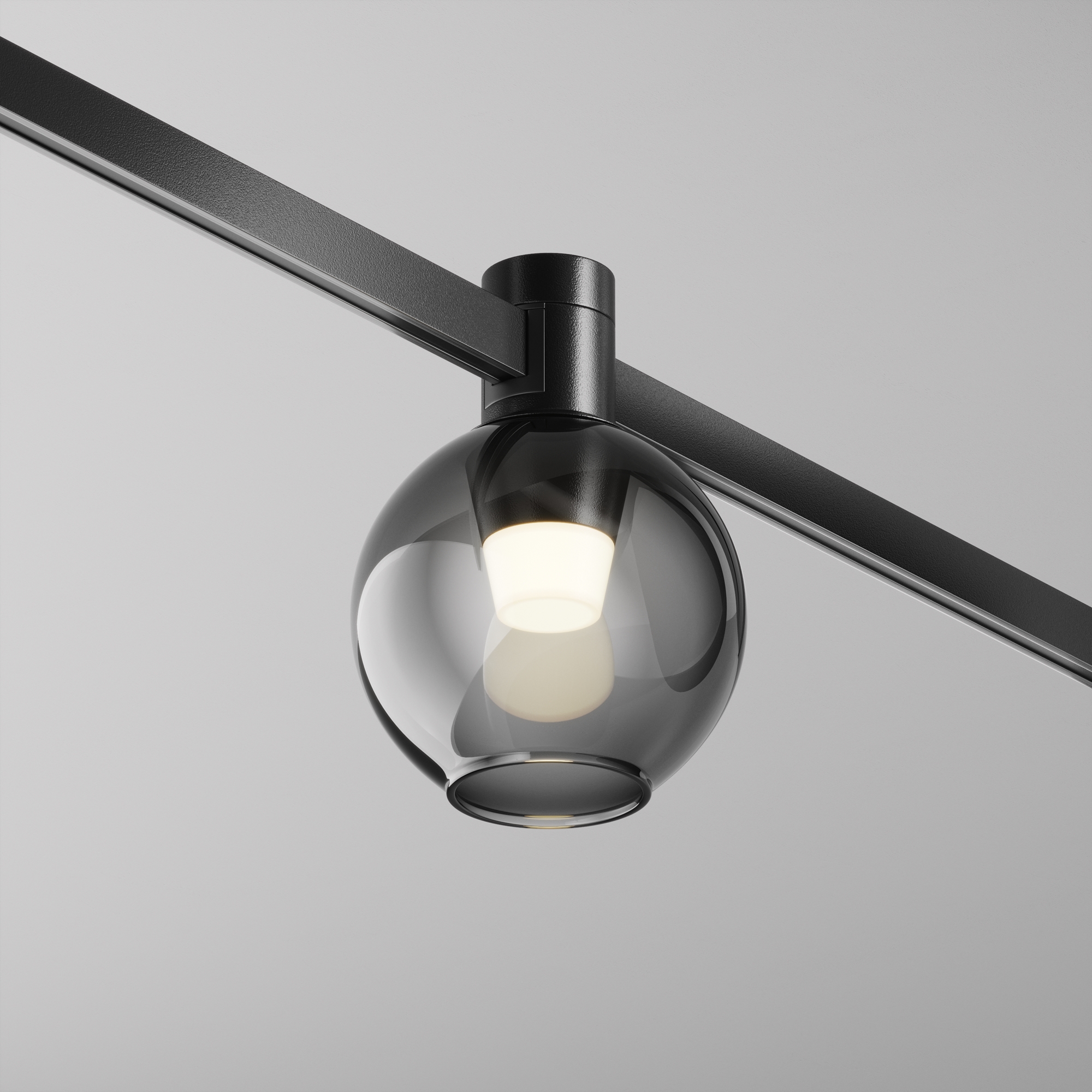 Corp de iluminat pe șină Bubble Negru Aluminiu 3W MAYTONI TR148-1-3W3K-B-DE [7]