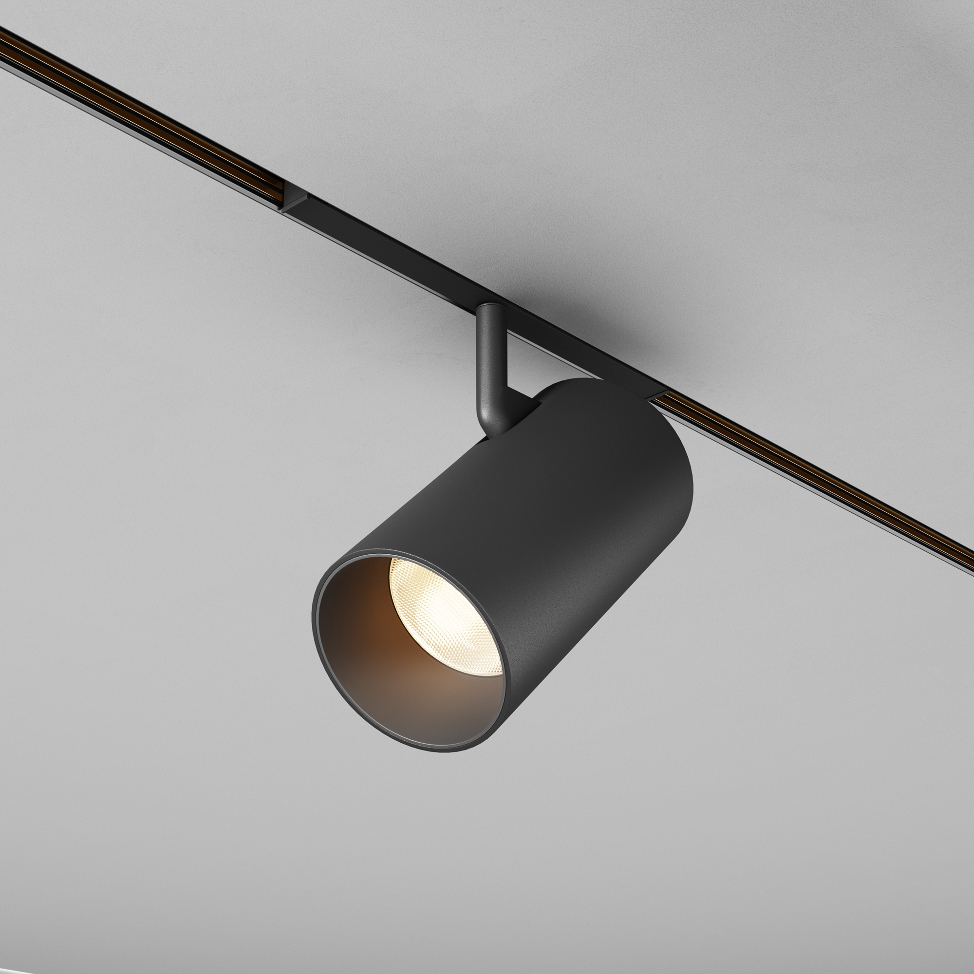 Corp de iluminat pe șină Focus LED Negru Aluminiu 18W MAYTONI TR243-18W2.7-6K-B-DE [6]