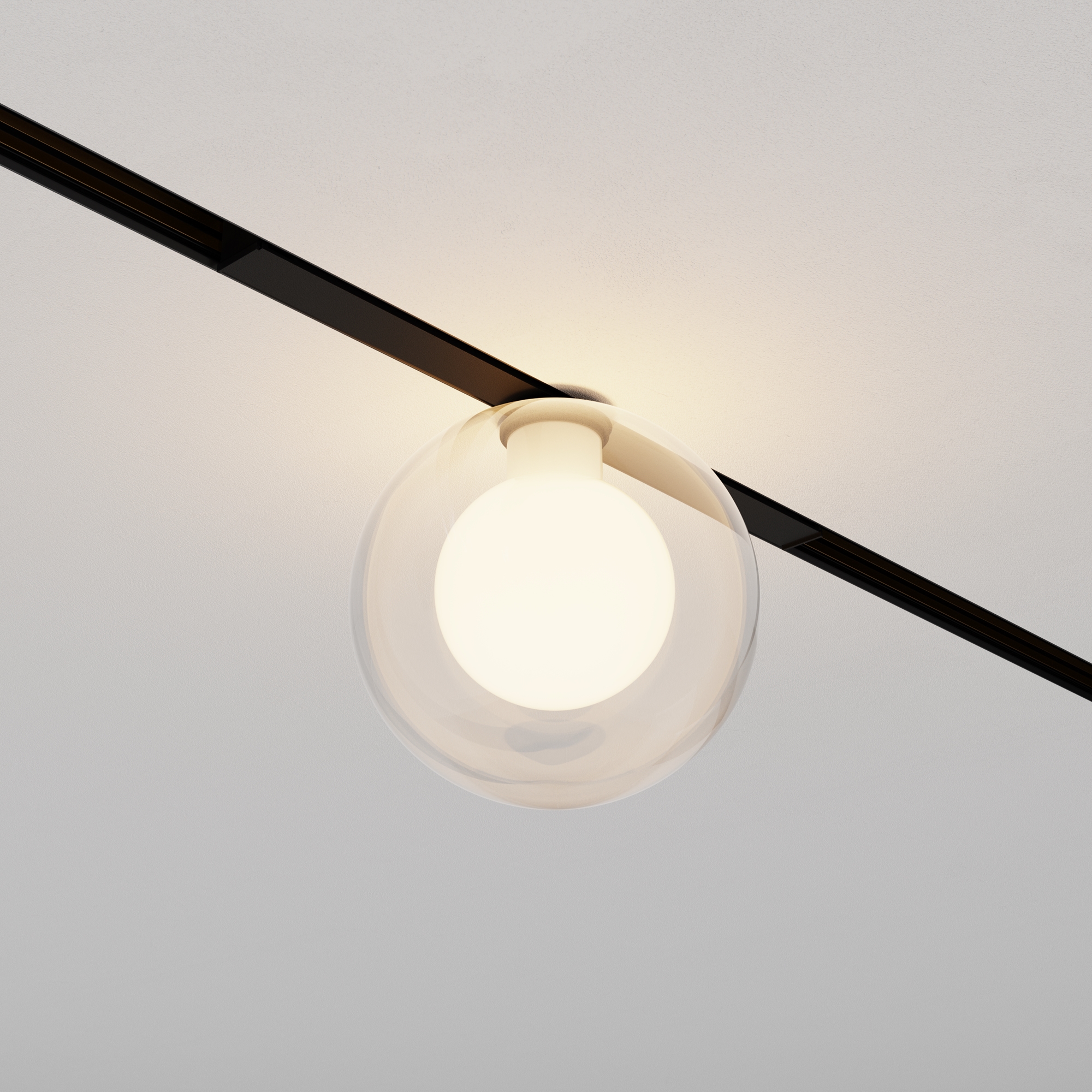 Corp de iluminat pe șină Bubble Negru Aluminiu 5W MAYTONI TR249-5W2.7-6K-B-DE [7]