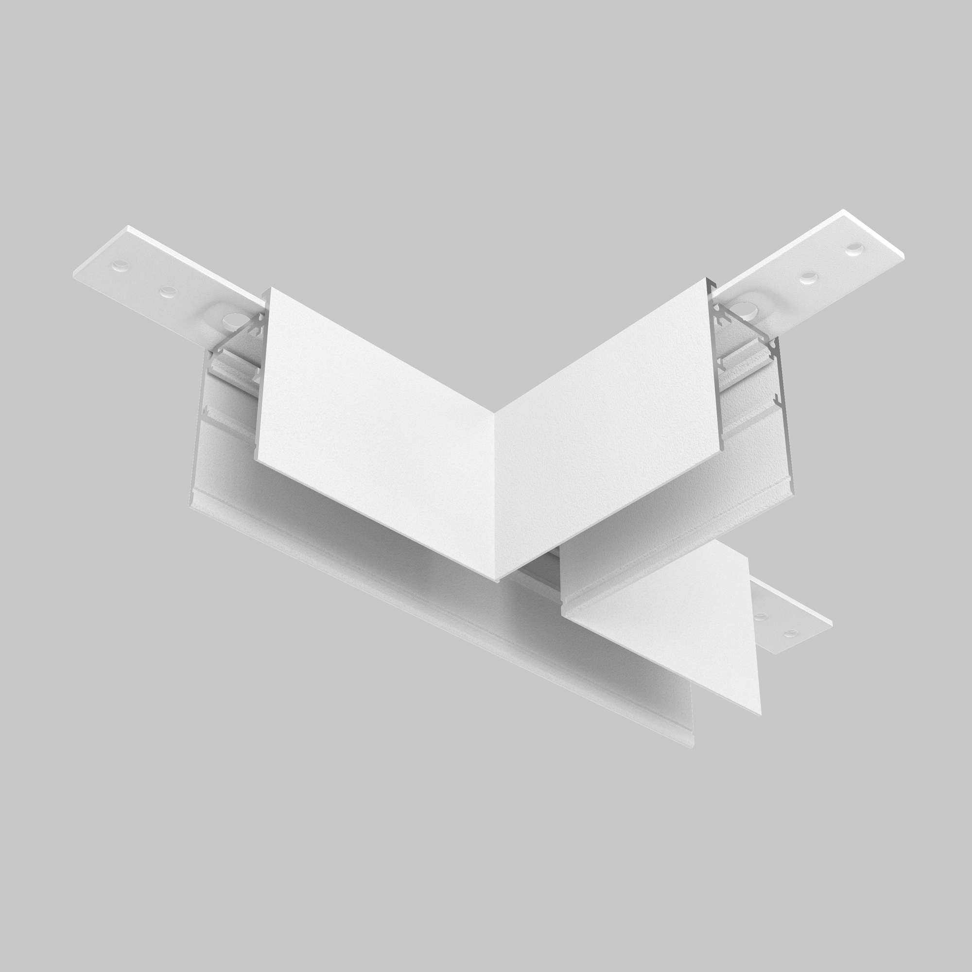 Componente pentru sistem de șină cu montaj pe suprafață Accesorii pentru șine Exility, Aluminiu Alb, -W, MAYTONI TRA034CT-41W-DE [3]