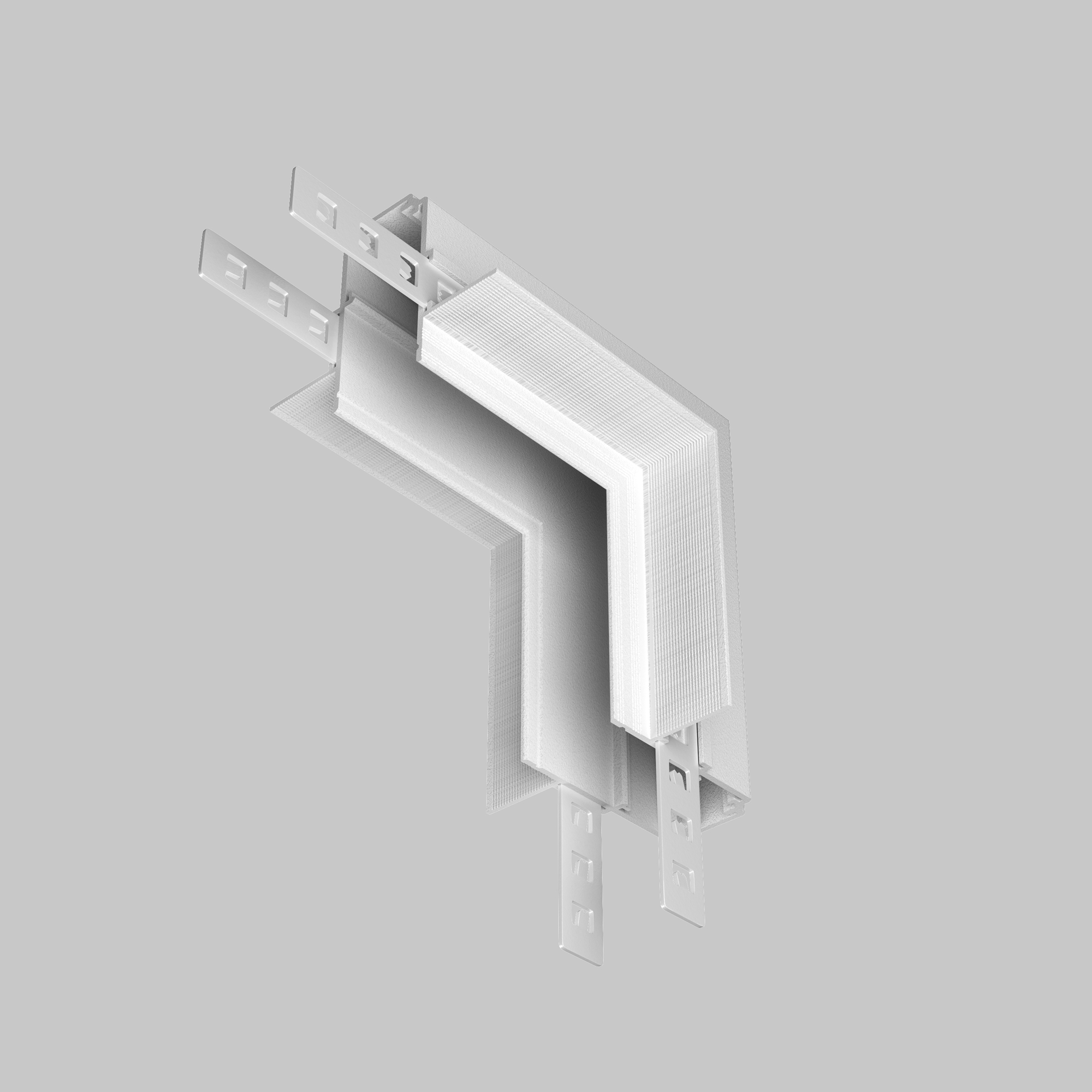 Componente sistem de șine încastrate Accesorii pentru șine Exility, Aluminiu Alb, -W, MAYTONI TRA034ICL-42.12W [3]