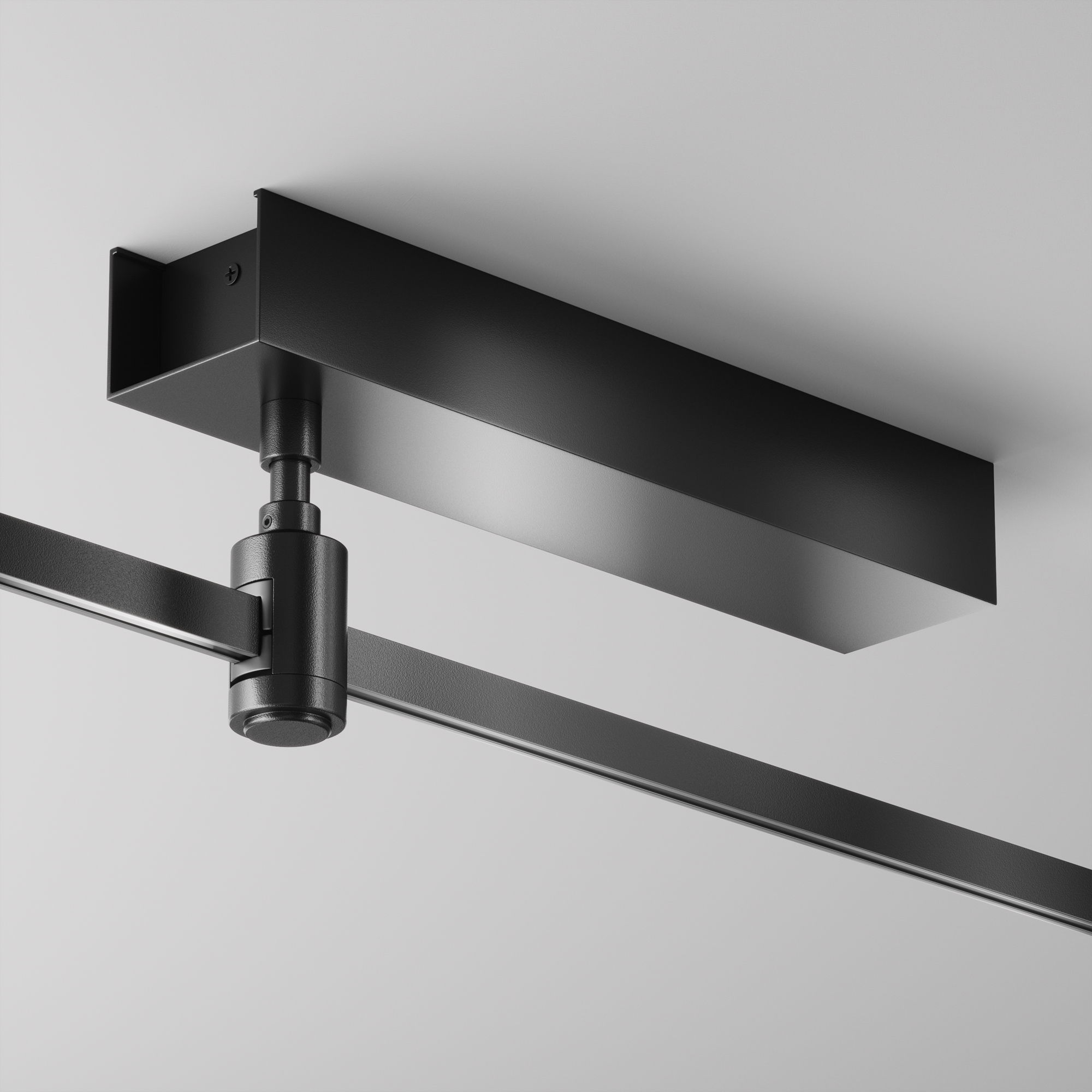 Componente sub tensiune pentru sisteme de iluminat Accesorii pentru șine Flarity Negru Aluminiu -W MAYTONI TRA156C-BB1-B [2]