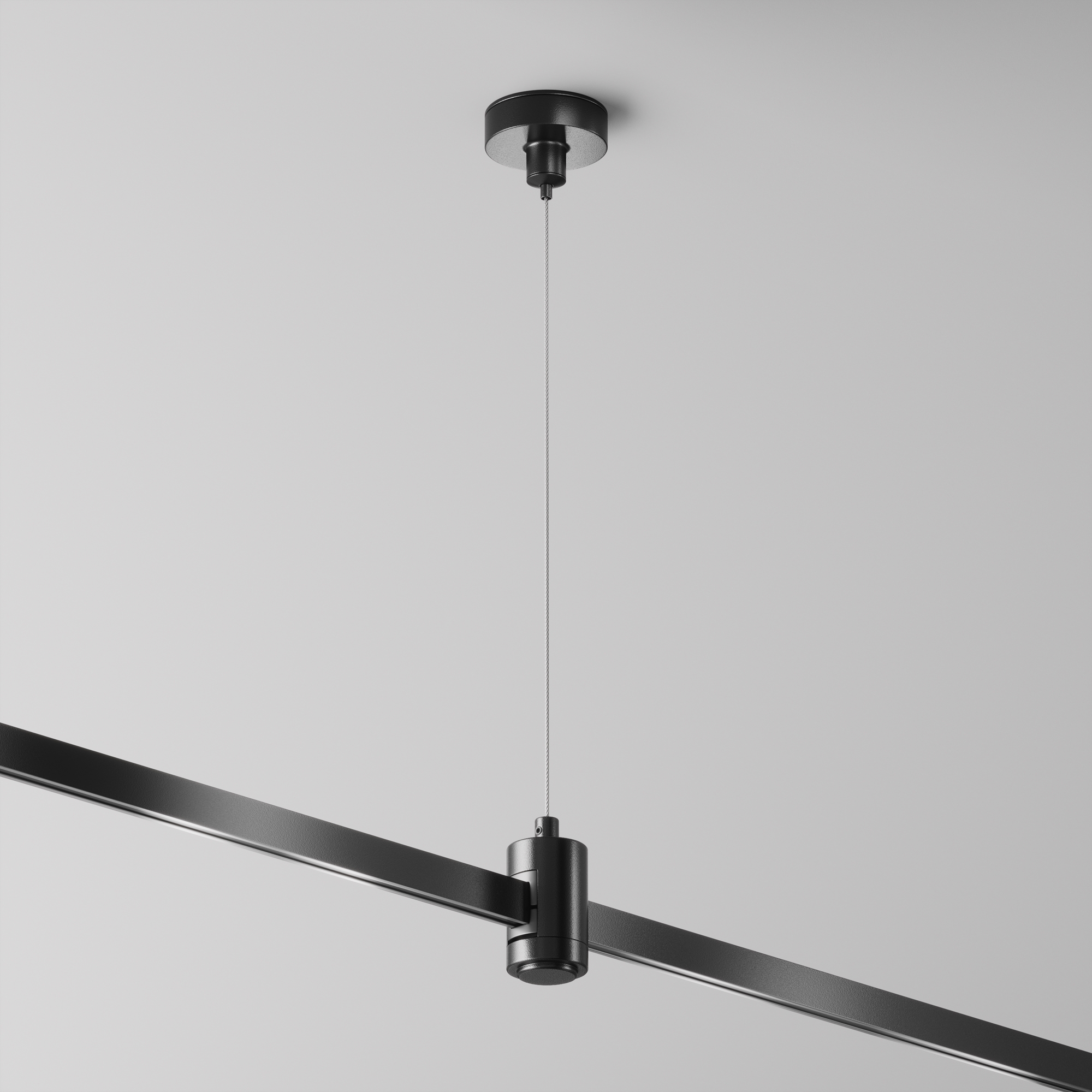 Componente pentru sistem de șină Accesorii pentru șine Flarity Negru Aluminiu -W MAYTONI TRA157SW-S1-B [2]