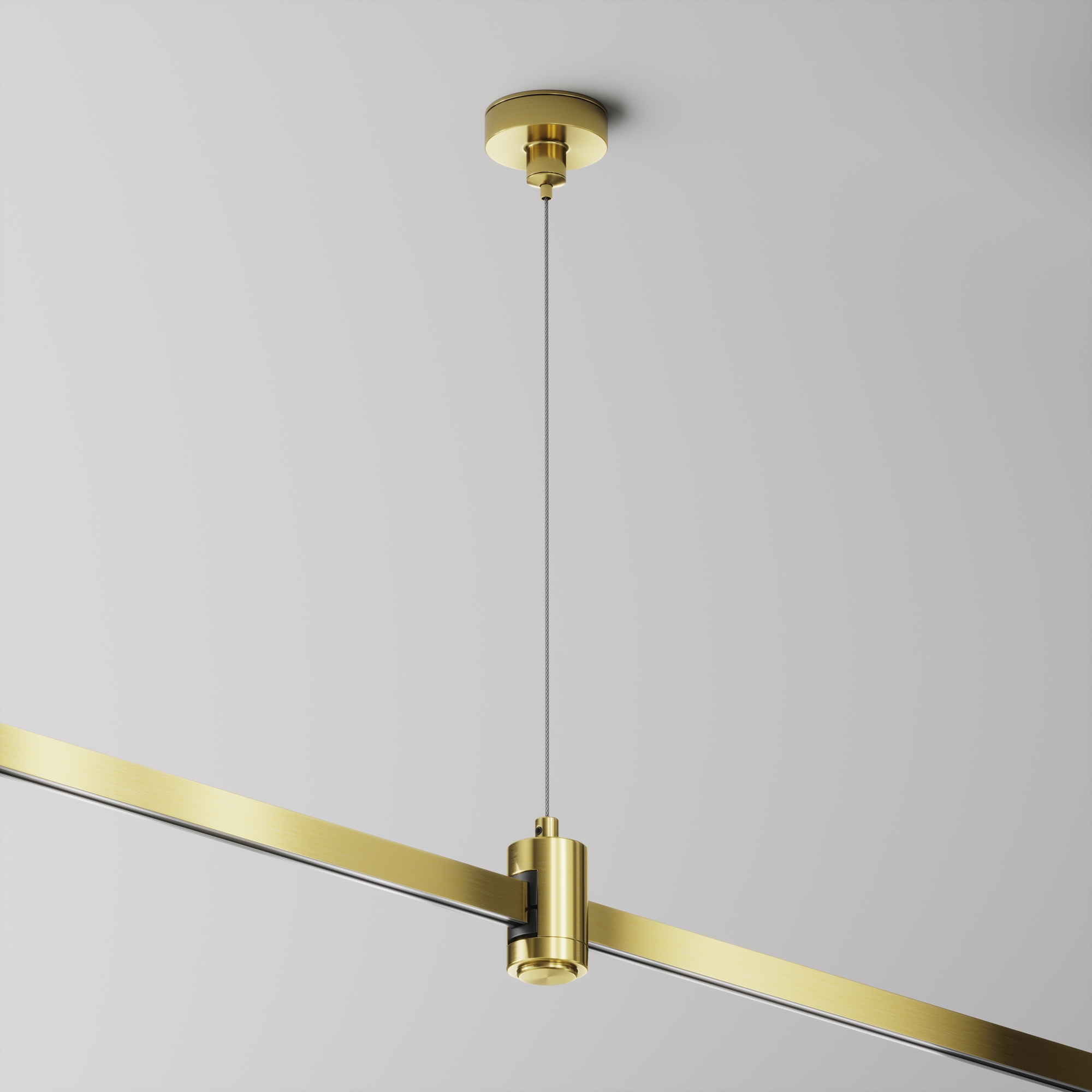 Componente pentru sistem de șină Accesorii pentru șine Flarity, Aluminiu Alamă, Maytoni TRA157SW-S1-BS [2]