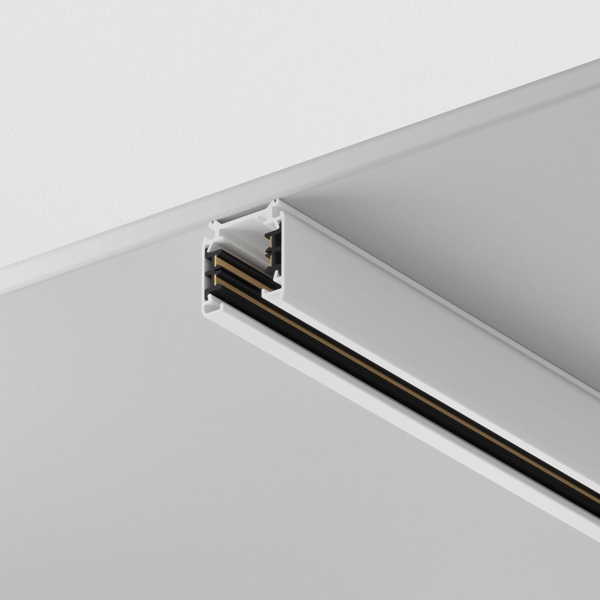 Șină cu montaj pe suprafață/suspendat Sisteme de șine Trinity, Aluminiu Alb, -W, MAYTONI TRX005-311W [3]