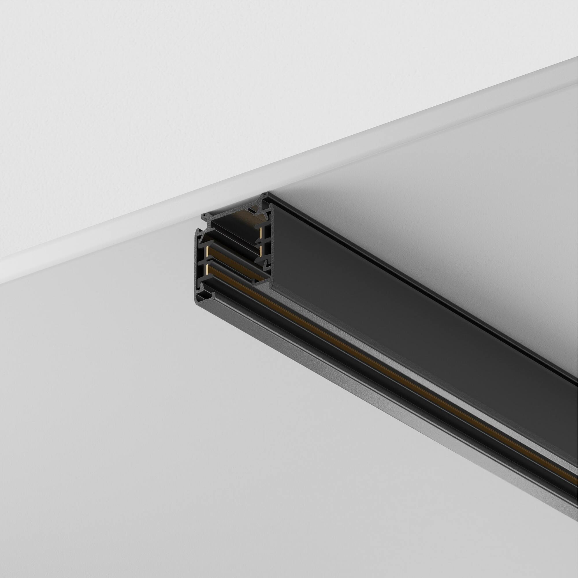 Șină cu montaj pe suprafață/suspendat Sisteme de șine Trinity, Aluminiu Negru, -W, MAYTONI TRX005-312B [3]