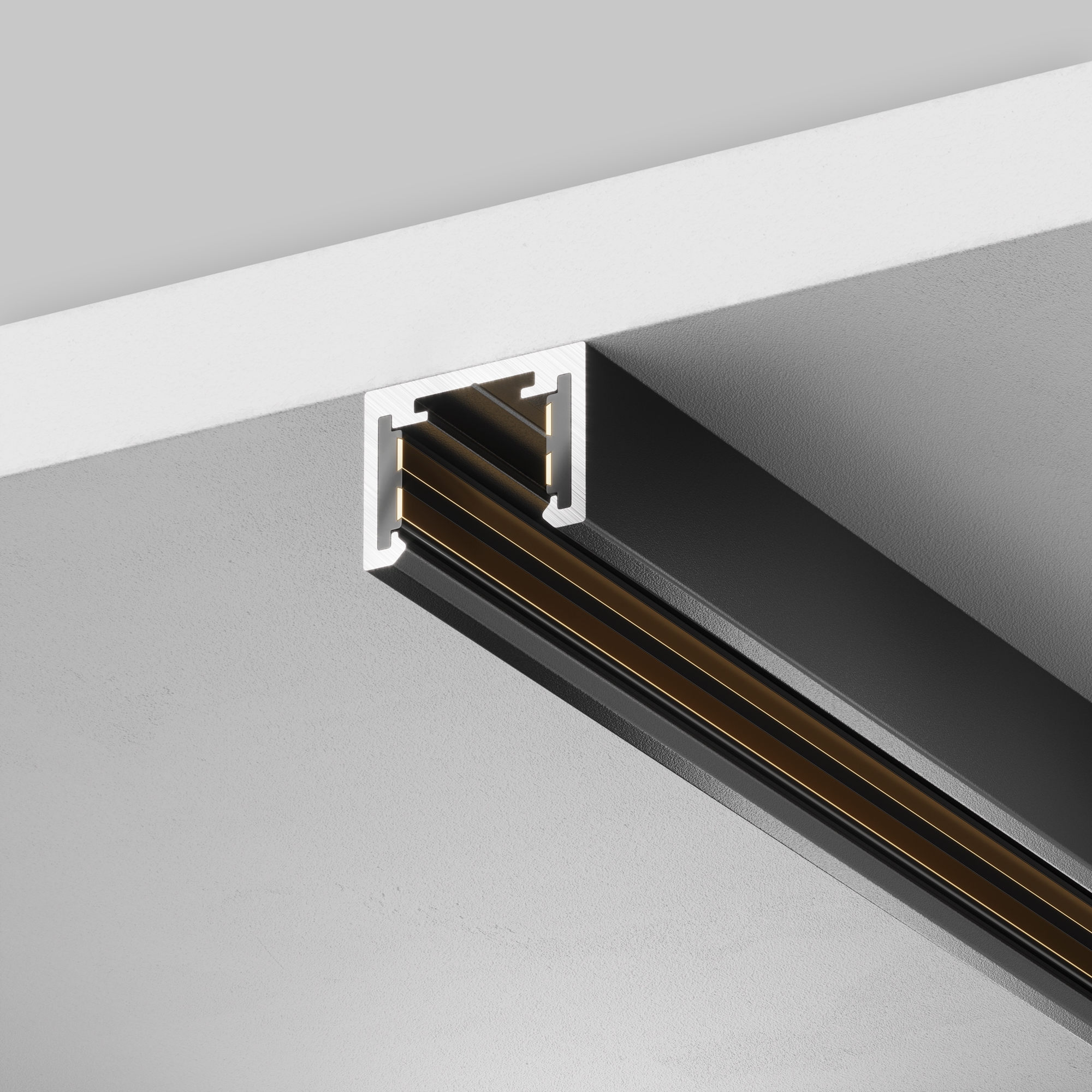 Șină Busbar trunkings Tenity Negru Aluminiu -W MAYTONI TRX239-411B [3]