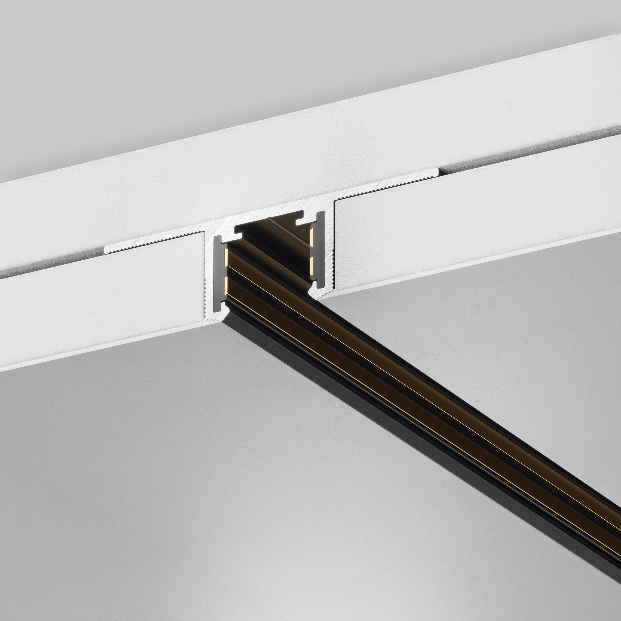 Șină Busbar trunkings Tenity Negru Aluminiu -W MAYTONI TRX239-421.12B [3]