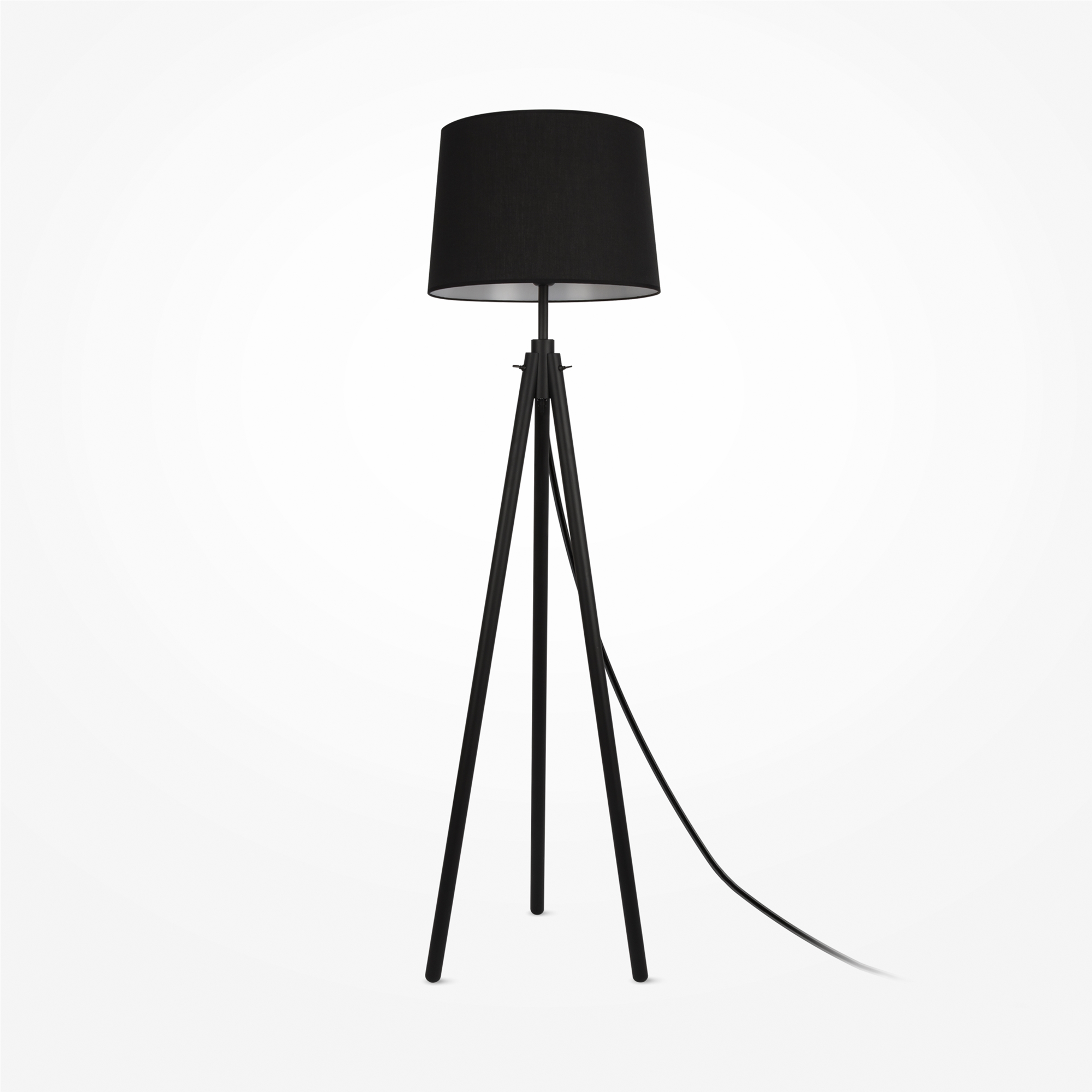 Lampadar Calvin, Metal și lemn Negru, 60W, MAYTONI Z177FL-01B [4]