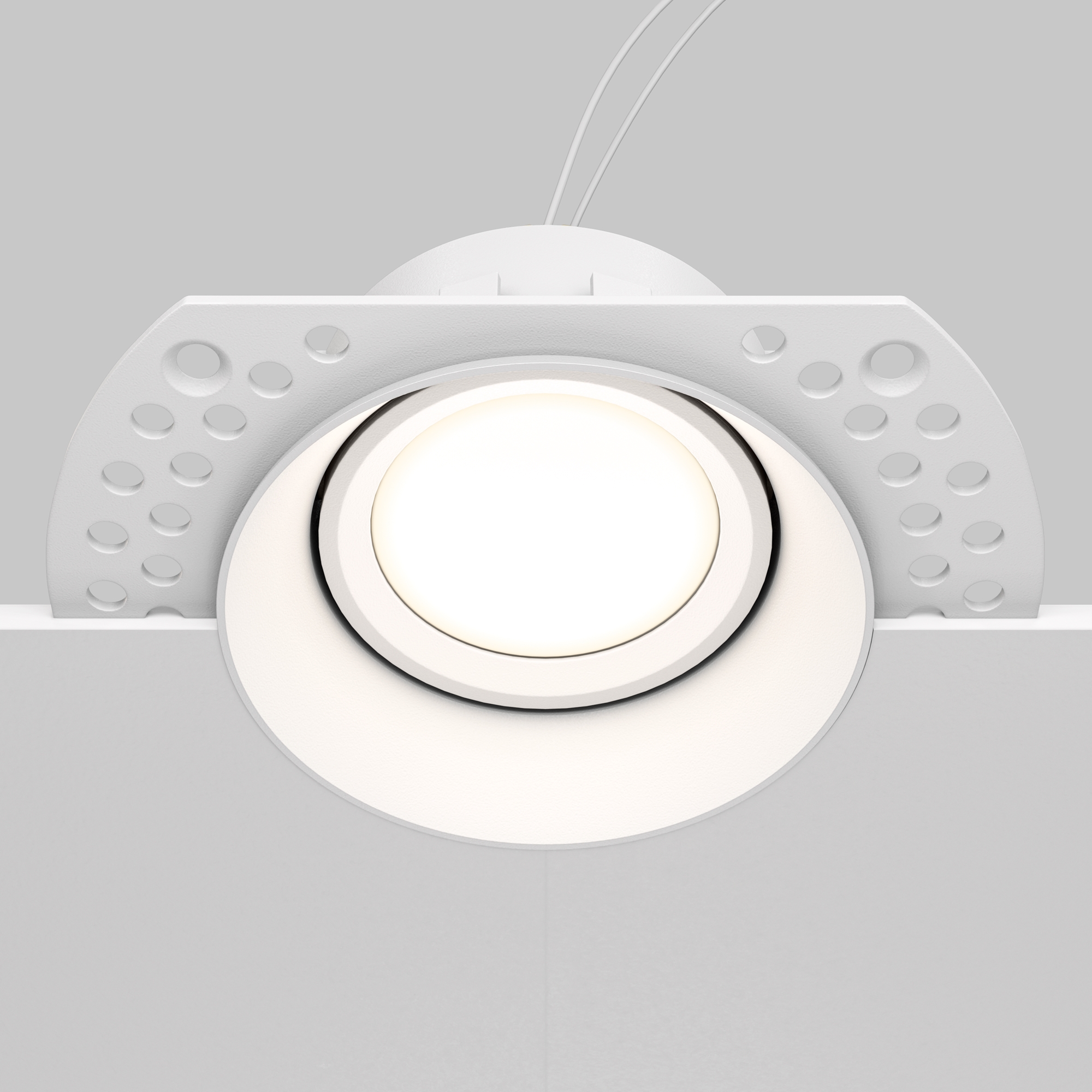 Corp de iluminat încastrat DOT, Aluminiu Alb, 10W, MAYTONI DL042-01-RD-W [9]