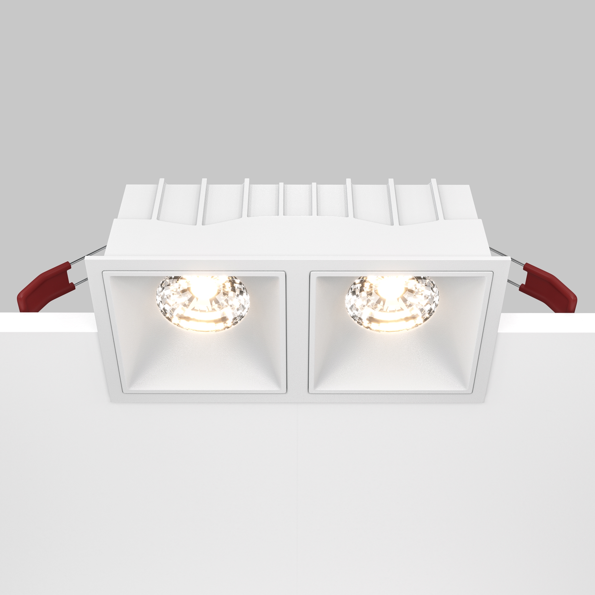 Corp de iluminat încastrat Alfa LED, Aluminiu și plastic Alb, 30W, MAYTONI DL043-02-15W3K-SQ-W [8]