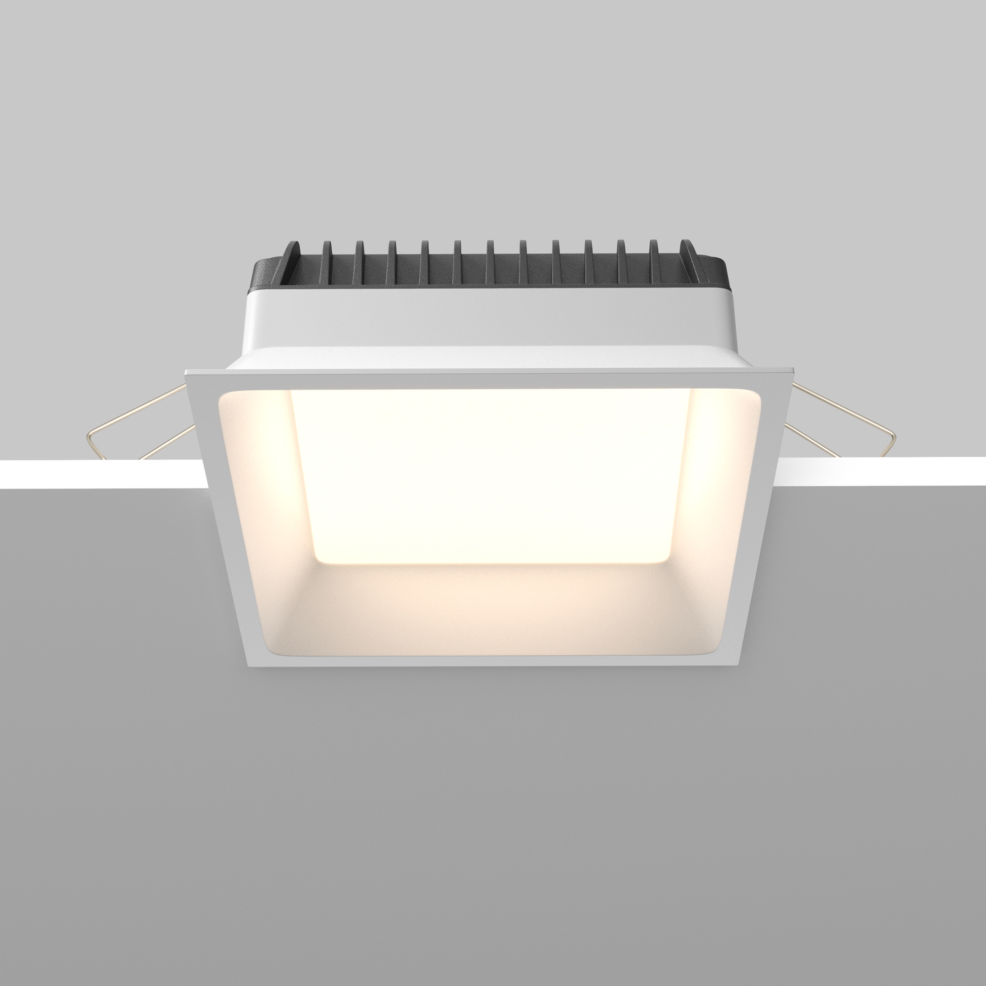 Corp de iluminat încastrat OKNO, Aluminiu și plastic Alb, 18W, MAYTONI DL056-18W3-4-6K-W [8]
