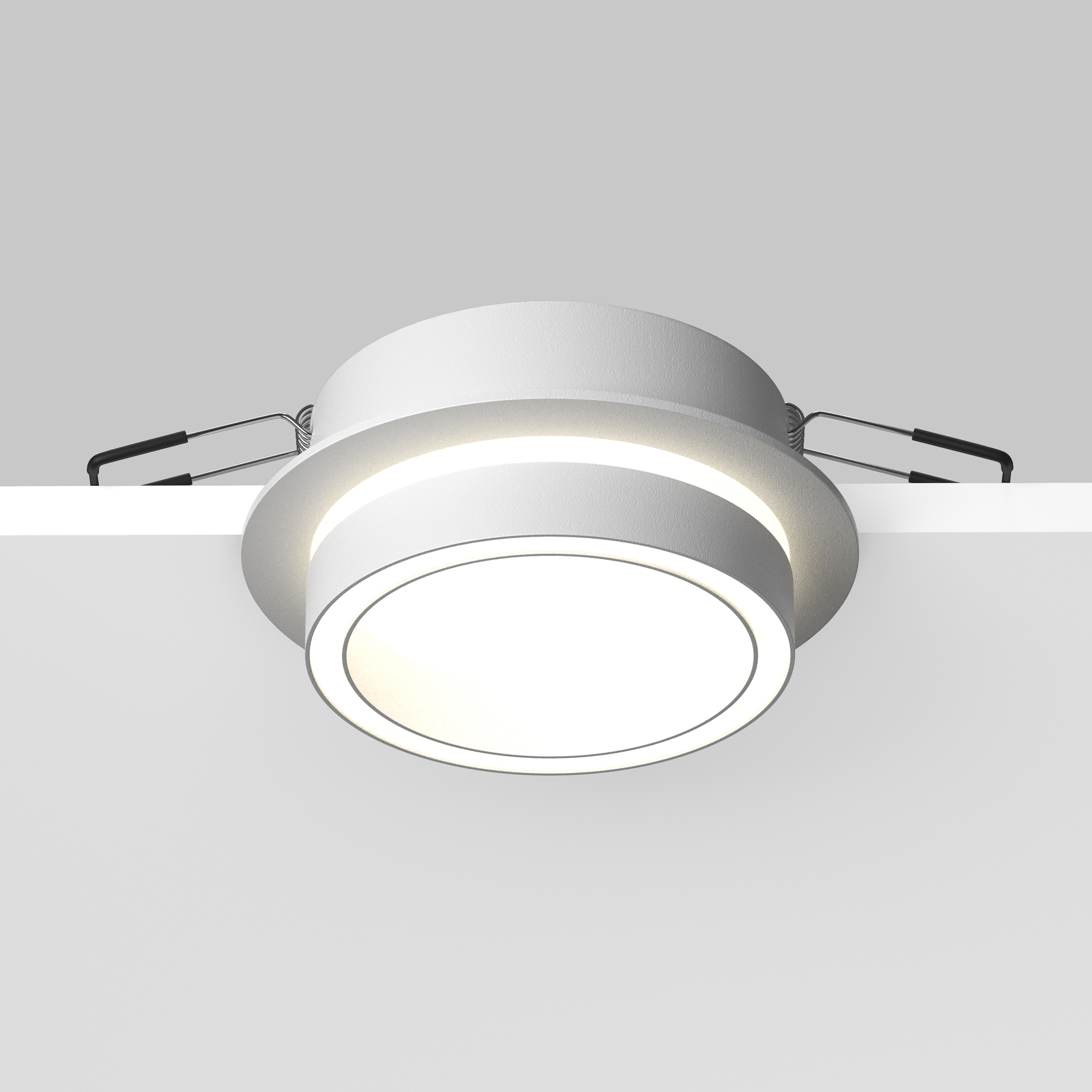 Corp de iluminat încastrat ORLO, Aluminiu și acril Alb, 12W, MAYTONI DL087-GX53-RD-W [6]