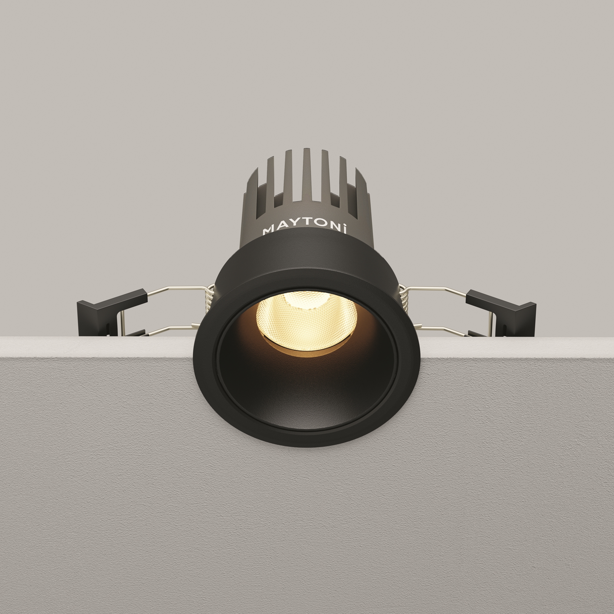 Corp de iluminat încastrat Dip Negru Aluminiu 10W MAYTONI DL115-10W-2.7K-B [8]