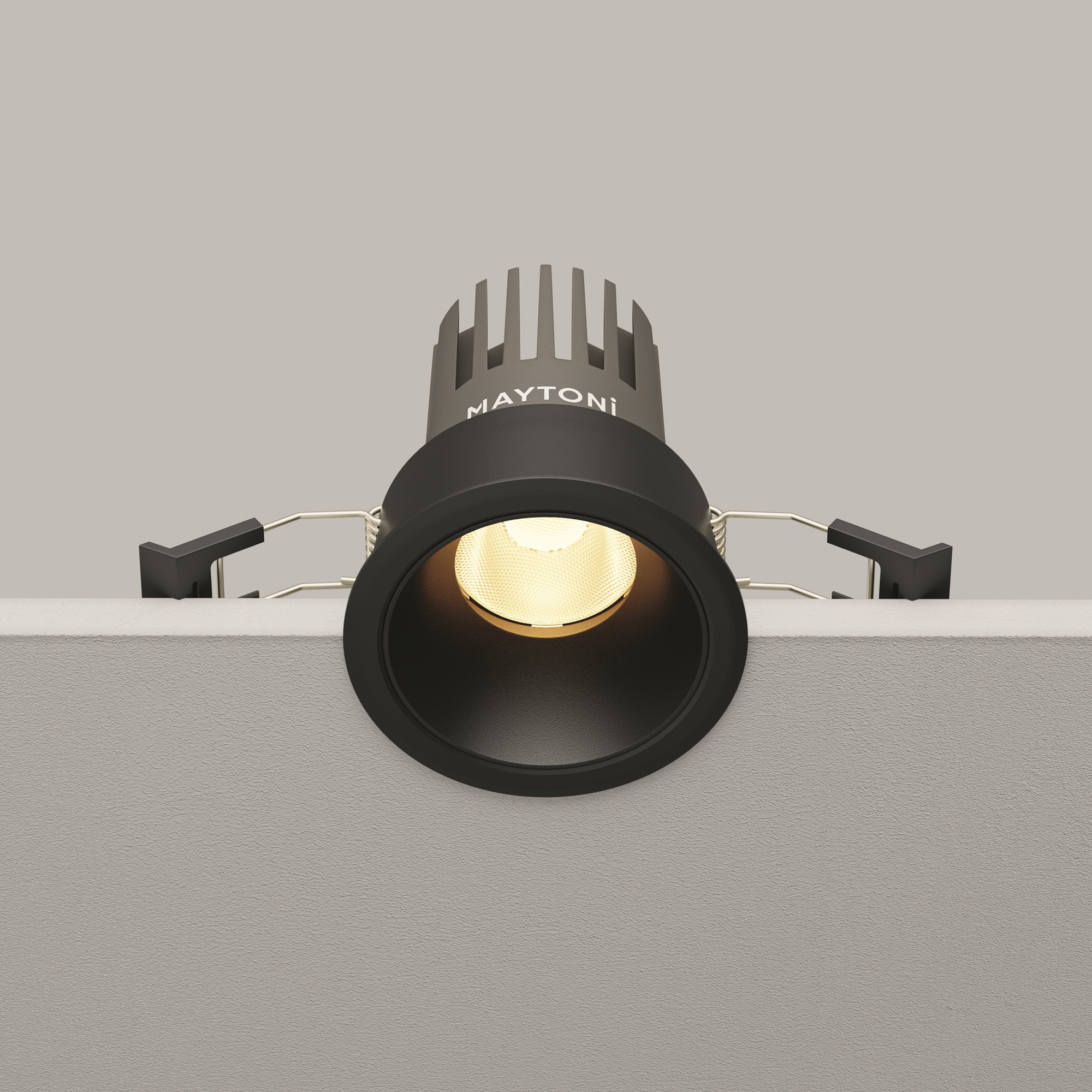 Corp de iluminat încastrat Dip Negru Aluminiu 10W MAYTONI DL115-10W-3K-B [8]