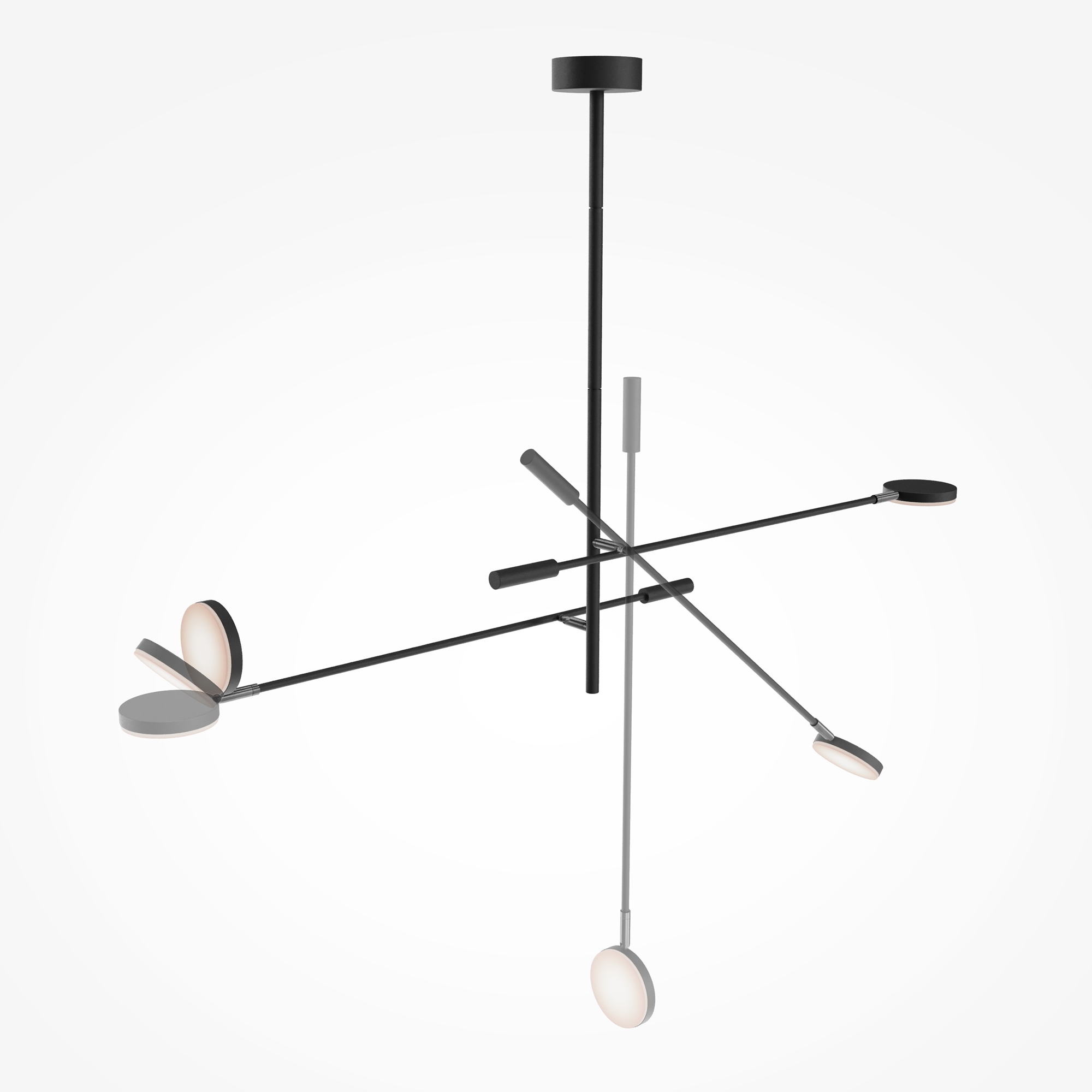 Plafonieră Fad, Metal Negru, 15W, MAYTONI MOD070CL-L15B3K1 [12]