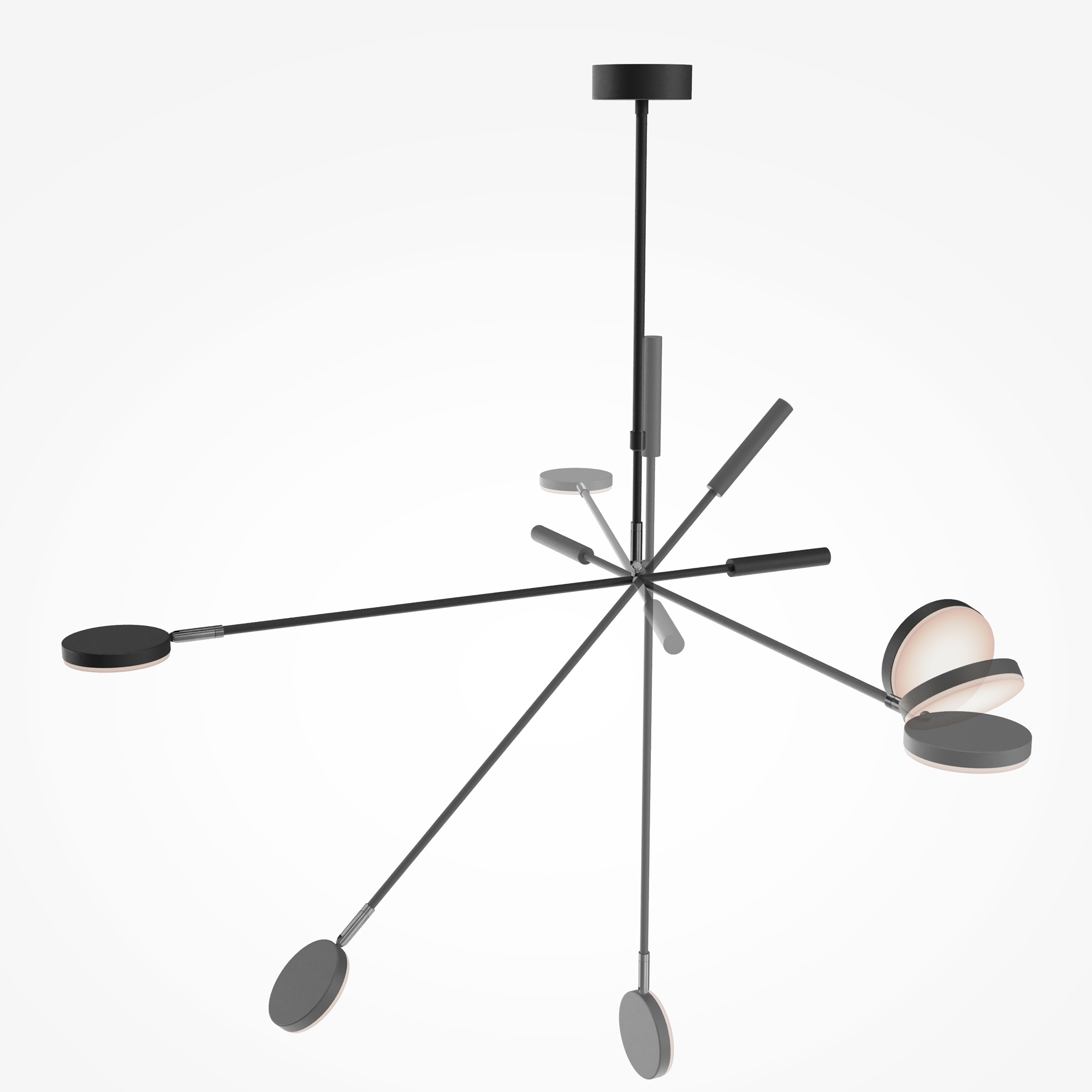 Plafonieră Fad, Metal Negru, 8W, MAYTONI MOD070CL-L8B3K [11]