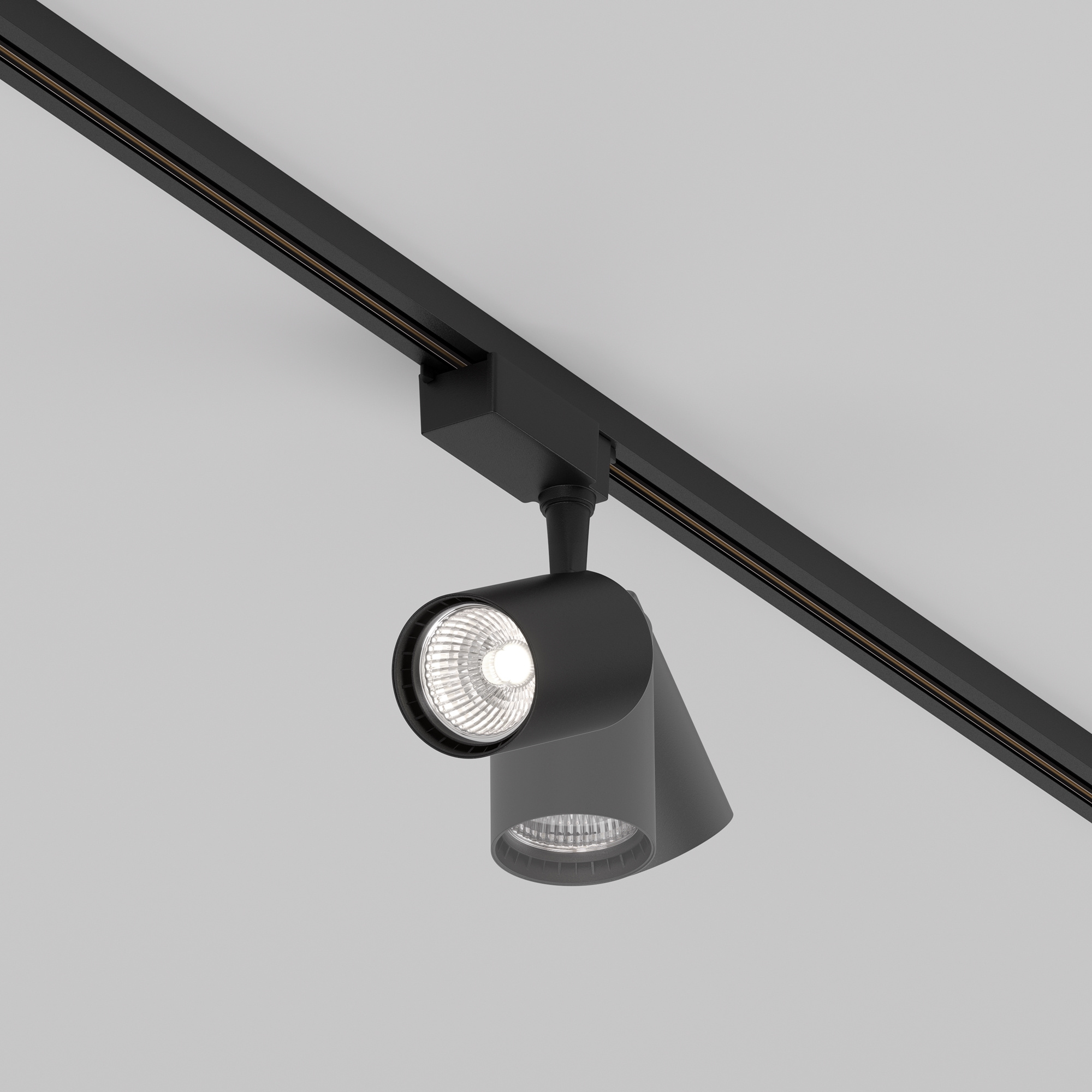 Corp de iluminat pe șină Vuoro, Aluminiu Negru, 10W, MAYTONI TR003-1-10W4K-S-B [9]