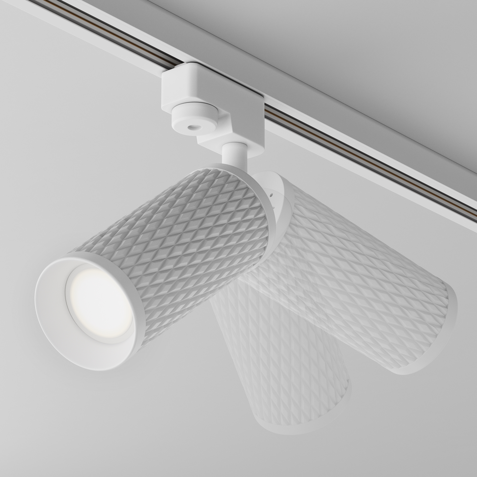 Corp de iluminat pe șină Focus Design, Aluminiu Alb, 10W, MAYTONI TR011-1-GU10-W [10]