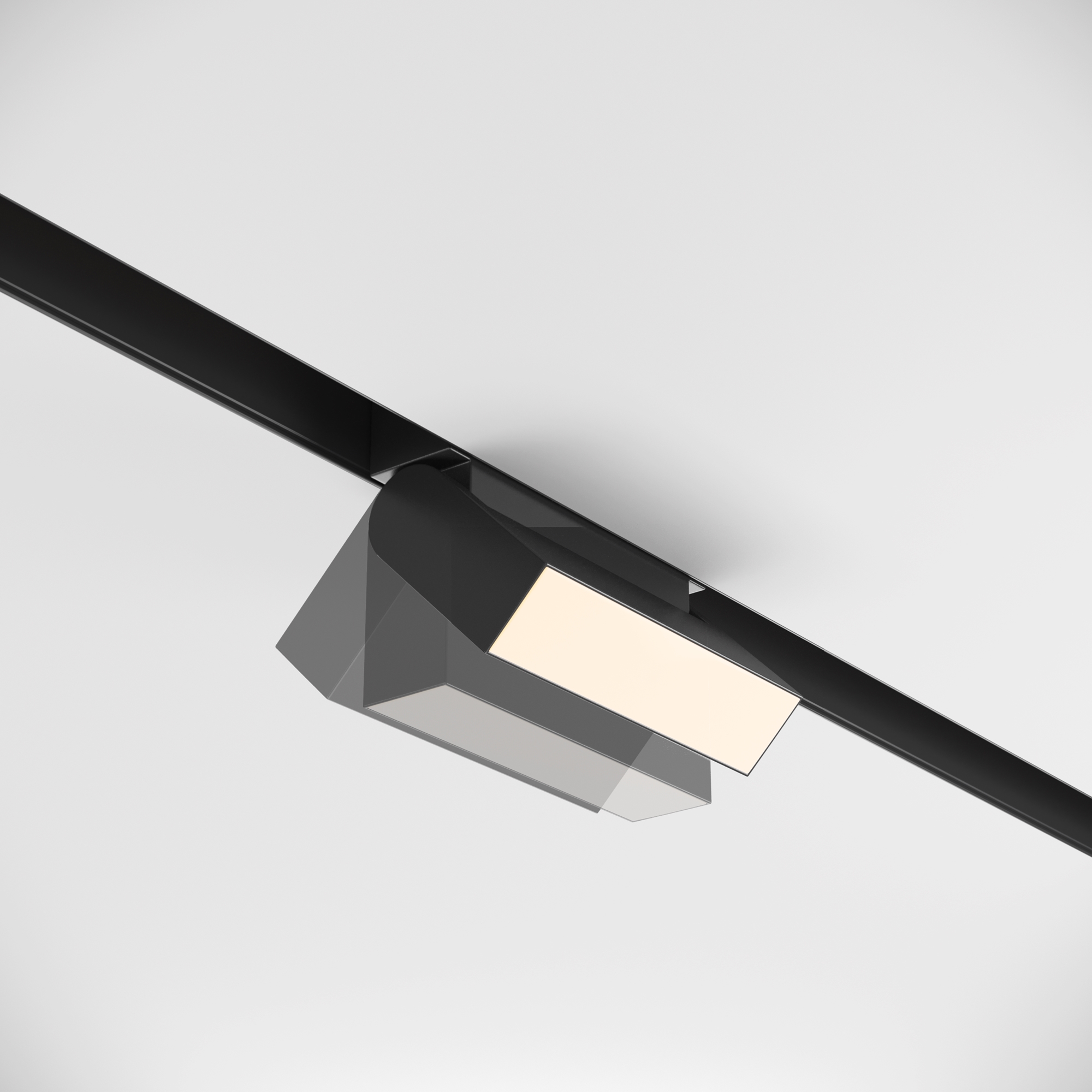 Corp de iluminat pe șină Bază Rotativă, Aluminiu Negru, 10W, MAYTONI TR013-2-10W3K-B [9]