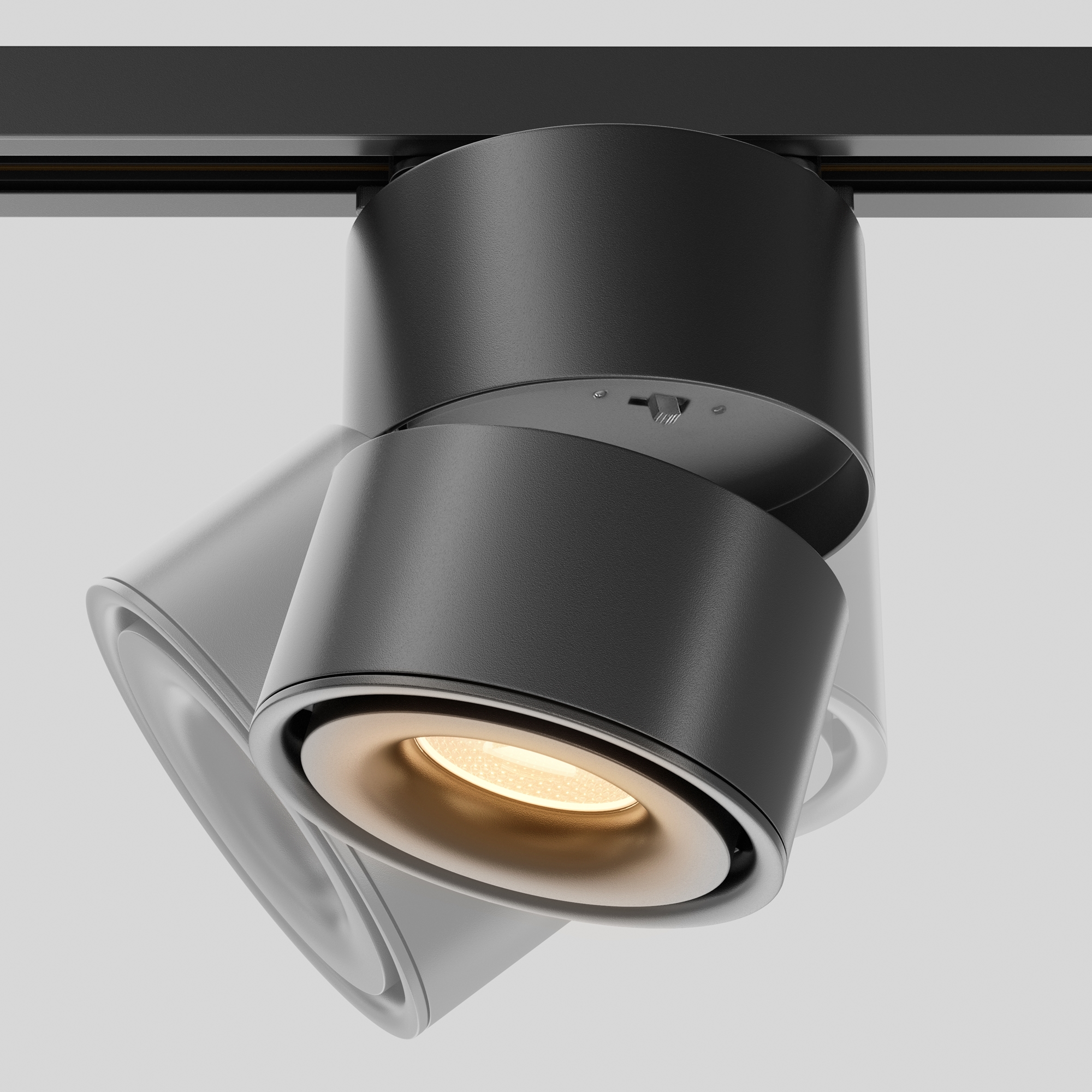 Corp de iluminat pe șină Yin, Aluminiu Negru, 15W, MAYTONI TR084-1-15W3K-D-B-DE [10]