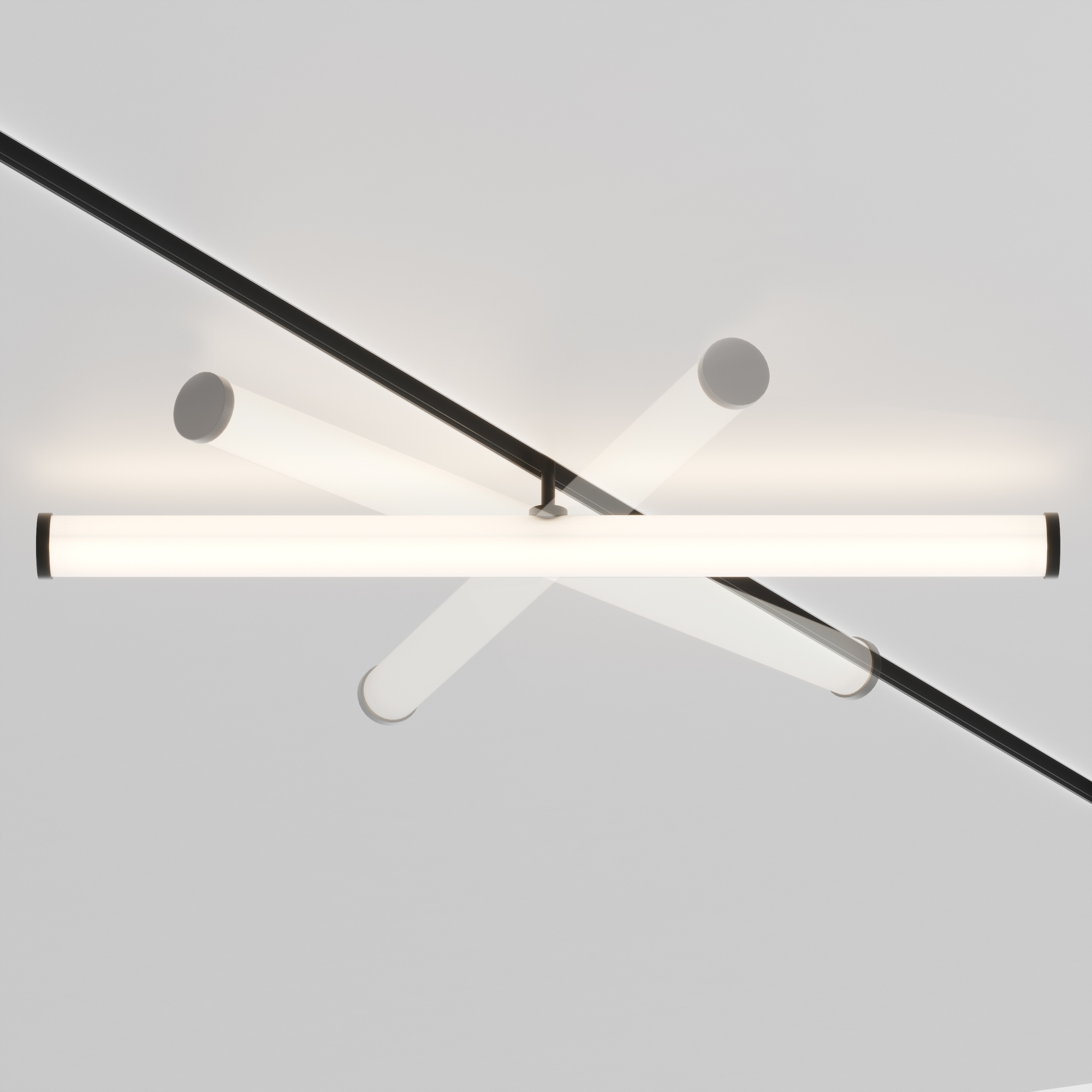 Corp de iluminat pe șină Larc, Aluminiu Negru, 25W, MAYTONI TR086-4-25W-DS-B [5]