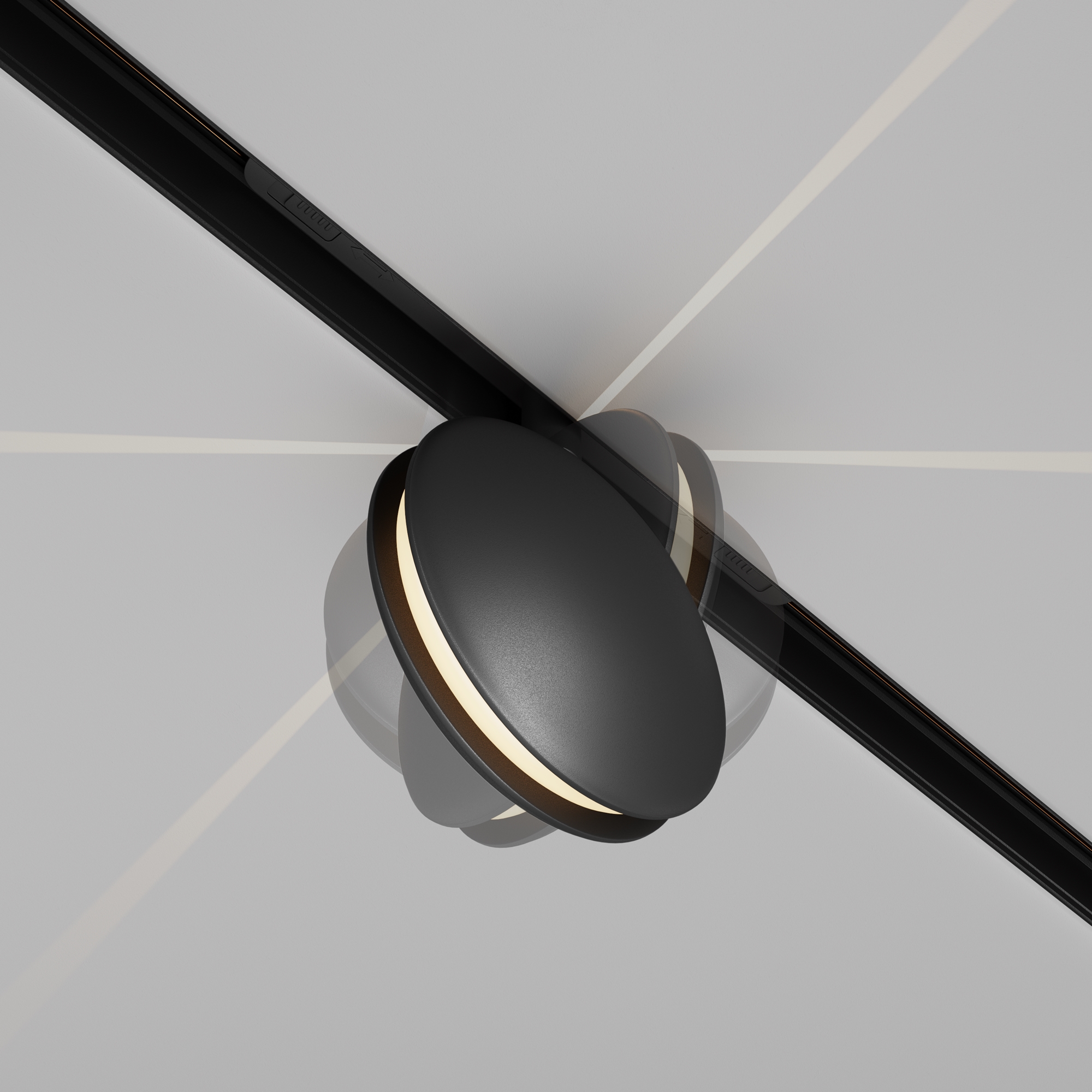 Corp de iluminat pe șină OUTLINE, Aluminiu Negru, 6W, MAYTONI TR090-2-6W3K-B [10]