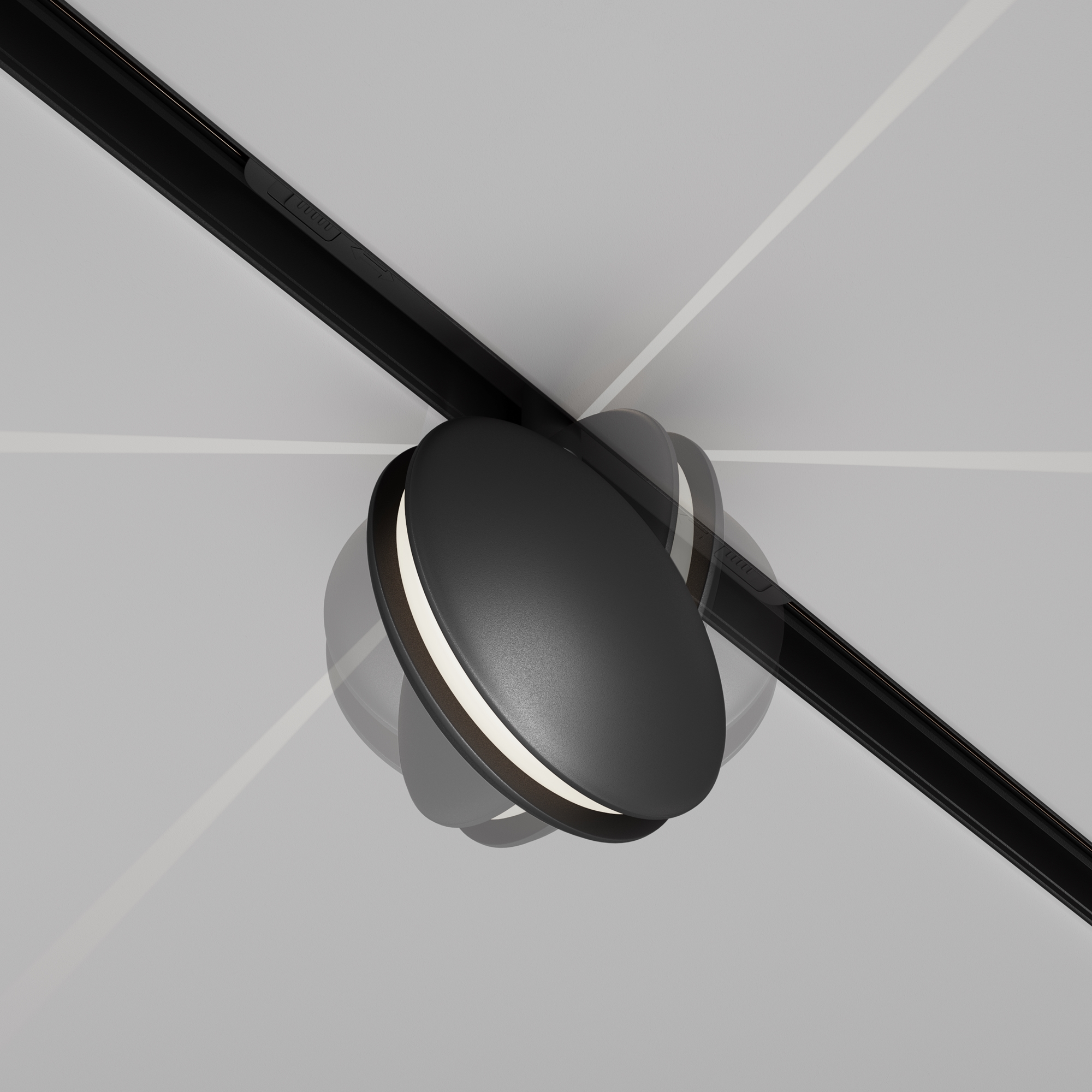 Corp de iluminat pe șină OUTLINE, Aluminiu Negru, 6W, MAYTONI TR090-4-6W-DS-B [10]