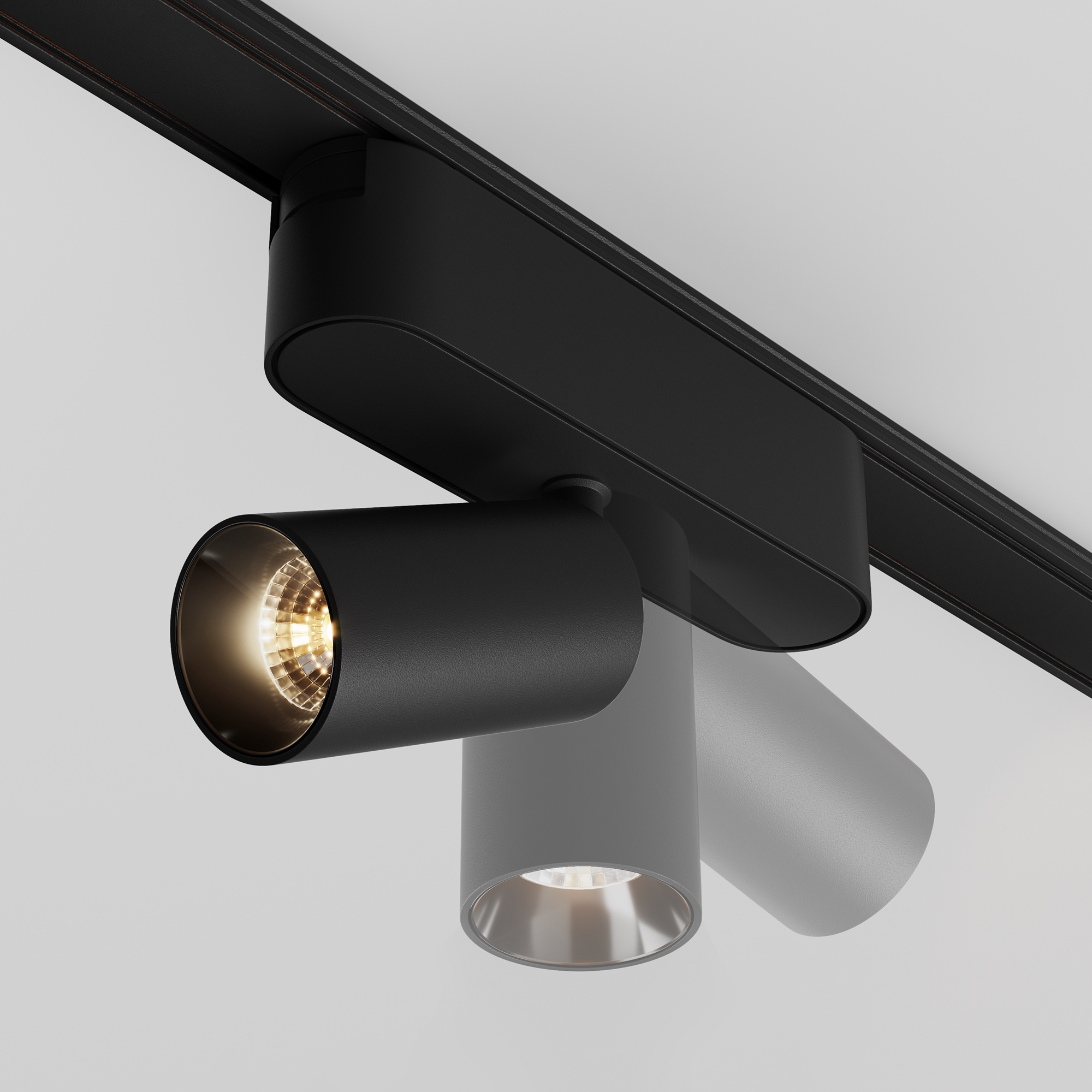 Corp de iluminat pe șină Focus LED, Aluminiu Negru, 5W, MAYTONI TR103-1-5W3K-M-B [11]